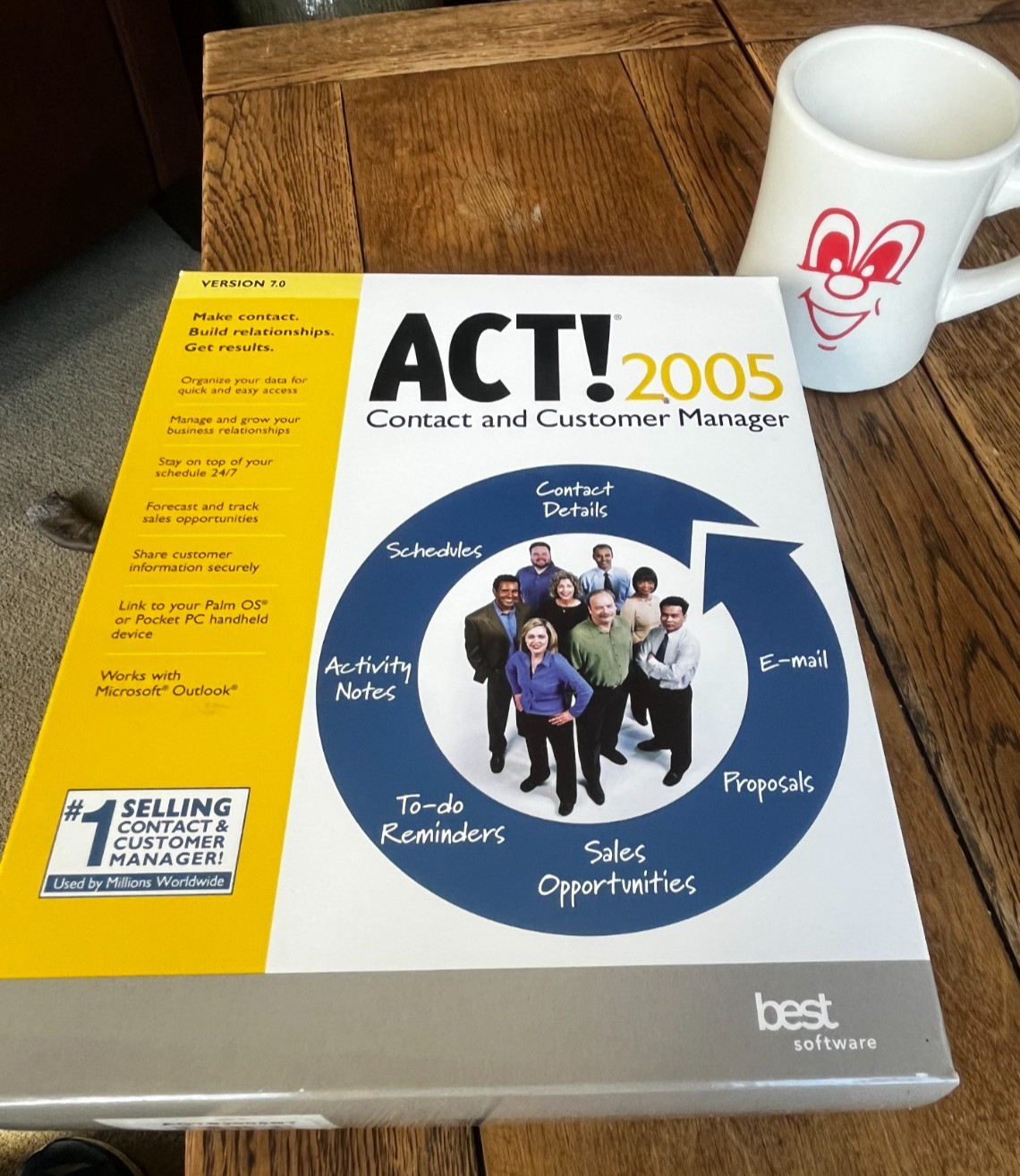 Sealed BRAND NEW Act! 2005 Version 7 Contact Customer Manager Full Retail Box