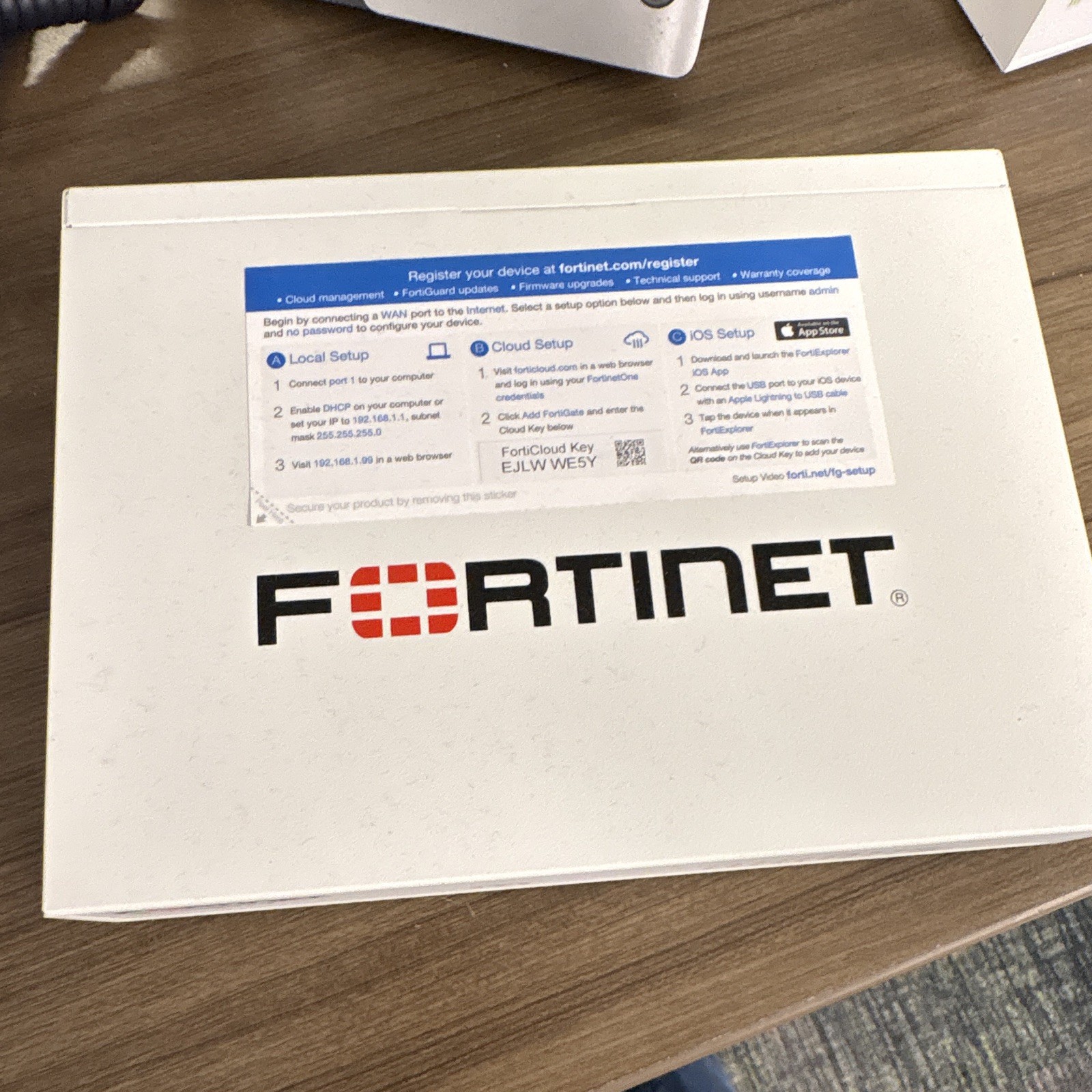 Fortinet FortiGate 61F Enterprise Firewall Hardware Appliance, Universal OS