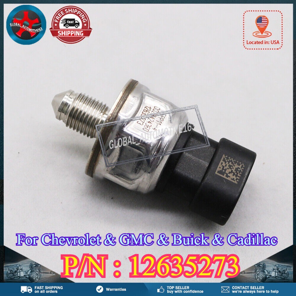 Fuel Rail Pressure Sensor For Buick Chevry Regal Equinox 2011-2017 2.4L 12635273