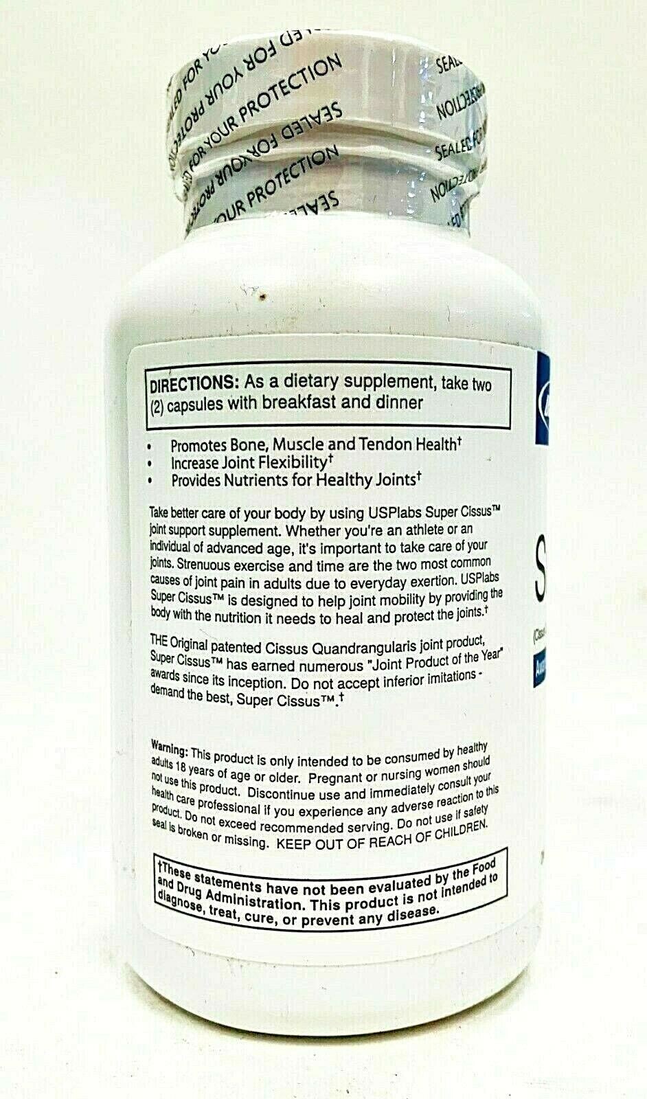 USP Labs SuperCissus Award Winning Cissus Quadrangularis Extract 150 Capsules