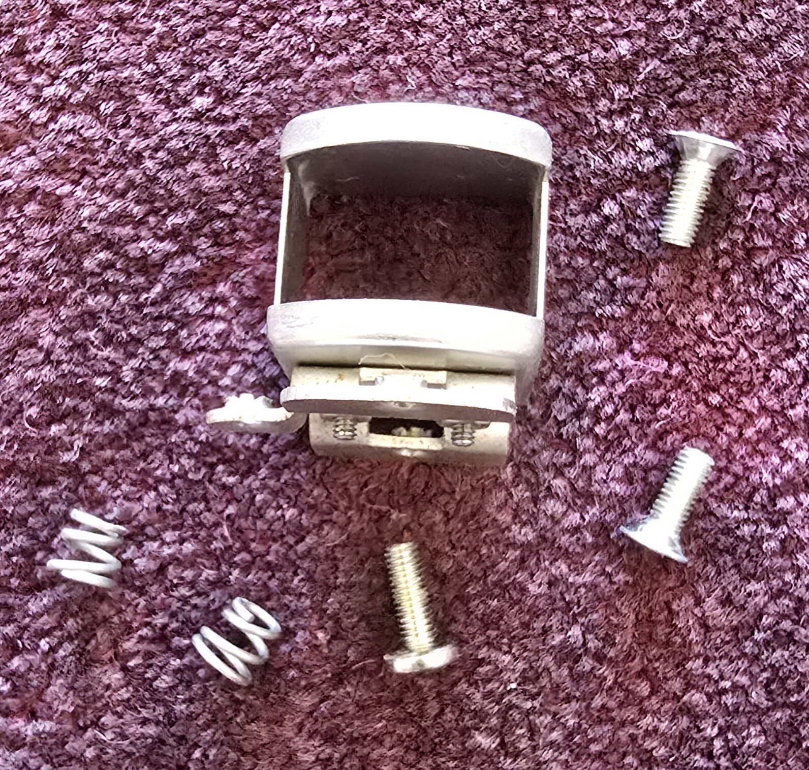 Teac A-6600 Reel to Reel 55549490 Playback Head Shield with Mounting Bolts