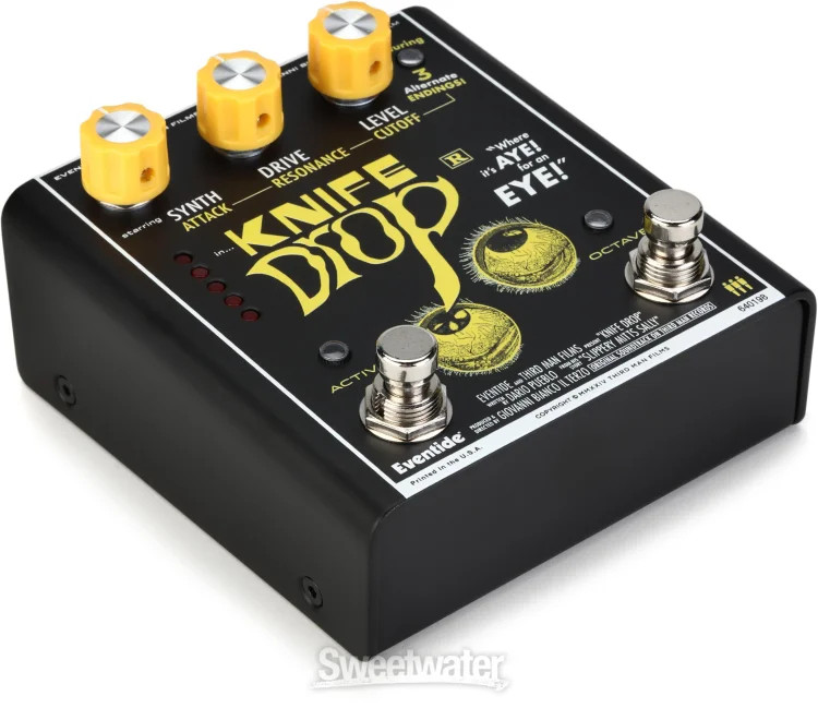 Eventide Knife Drop Suboctave Fuzz Synth Pedal