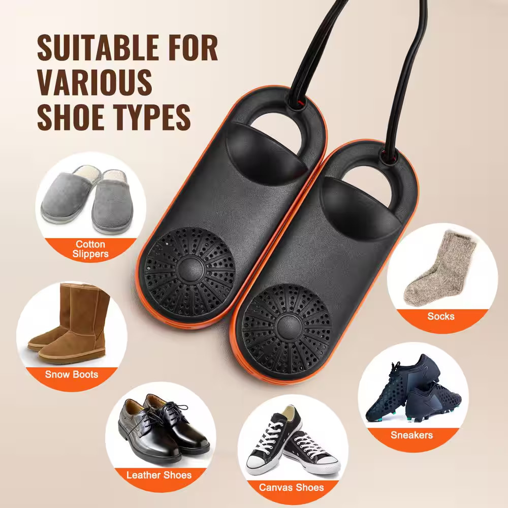 Portable Shoe Dryer Electric Boot Dryer 6-Watt Deodorized Boot Warmers/Dryer wit