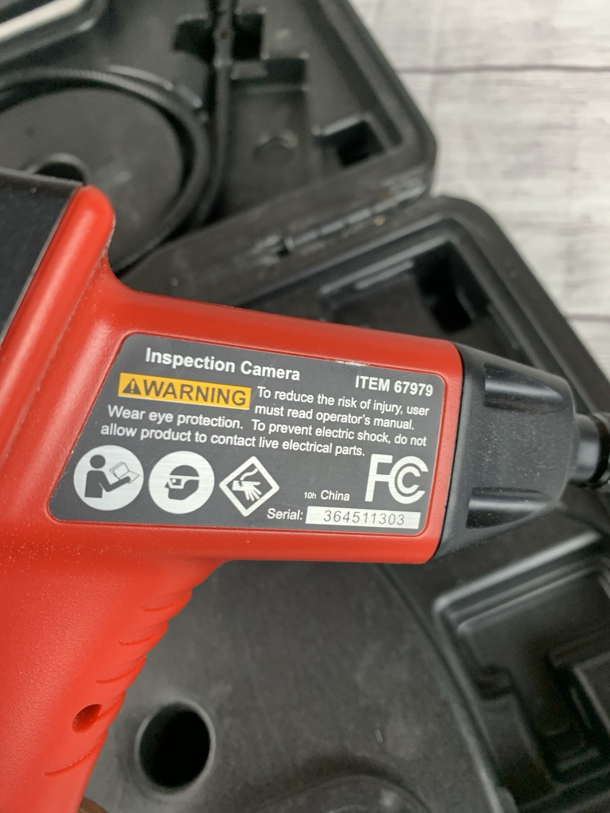 Cen-Tech 61839 High Resolution Digital Video Inspection Camera 2.4"