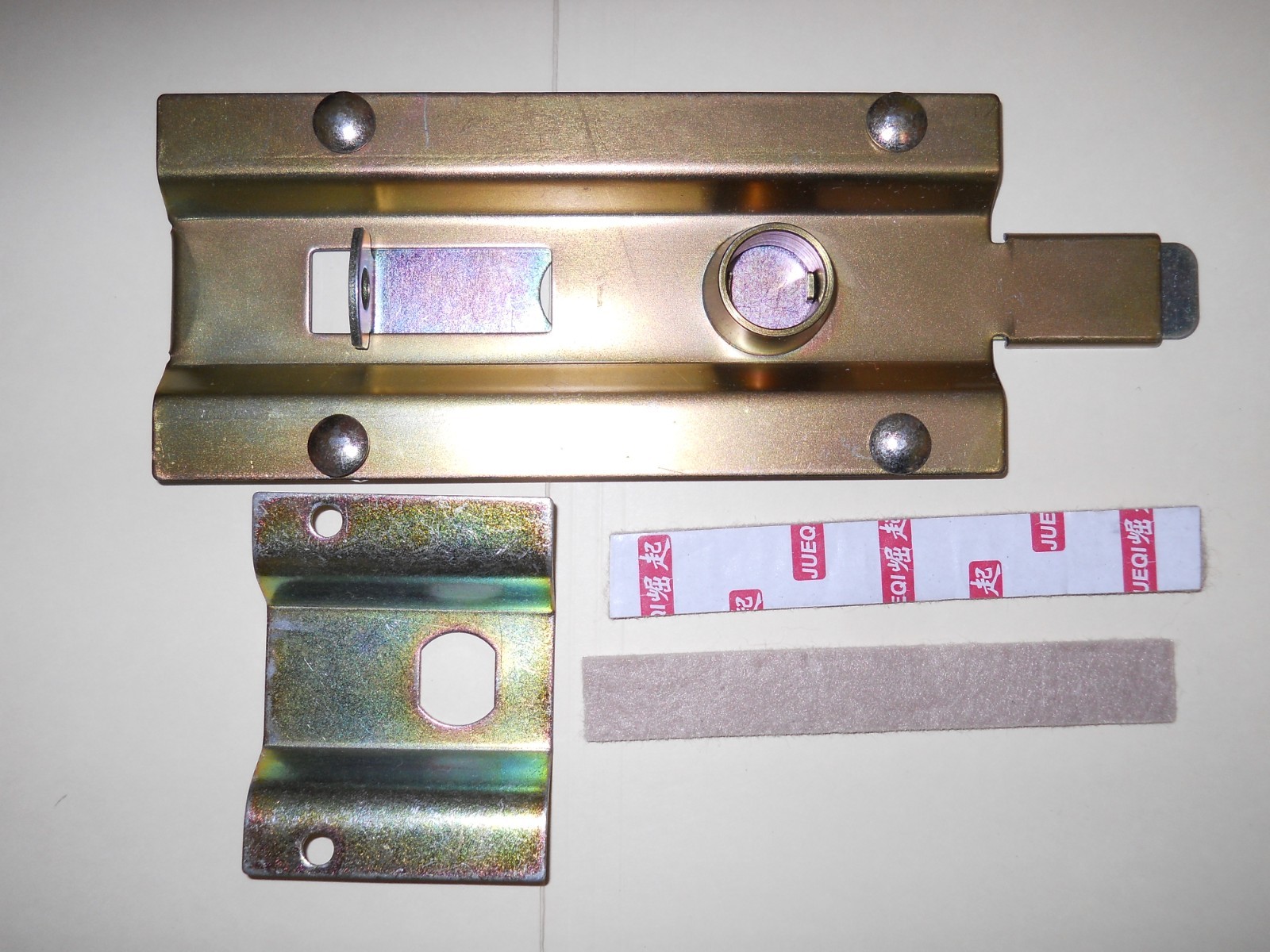 NEW Supply Side Defense2 SS-487 Zinc Plated Cylinder Lock Door Latch W/ HardWare