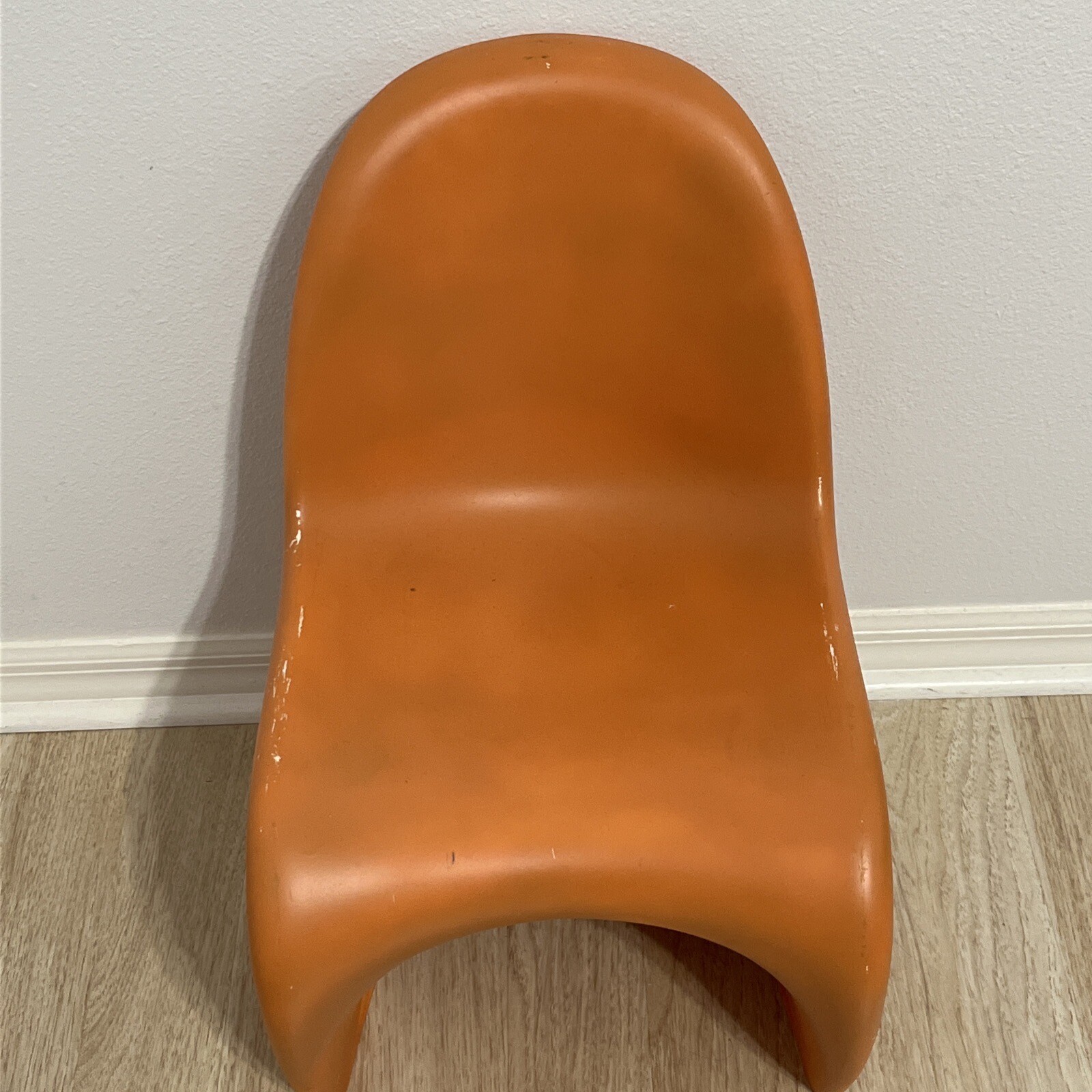 Panton Chair in Orange by Verner Panton for Vitra / Herman Miller, 1960s