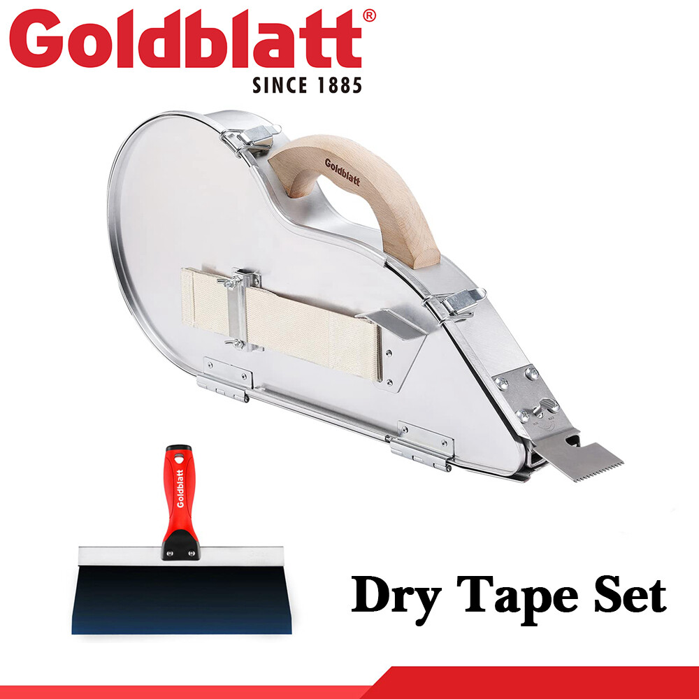 Goldblatt Banjo-Dry Tape Sets Drywall Taping Tools w/10" Blue Steel Taping Knife