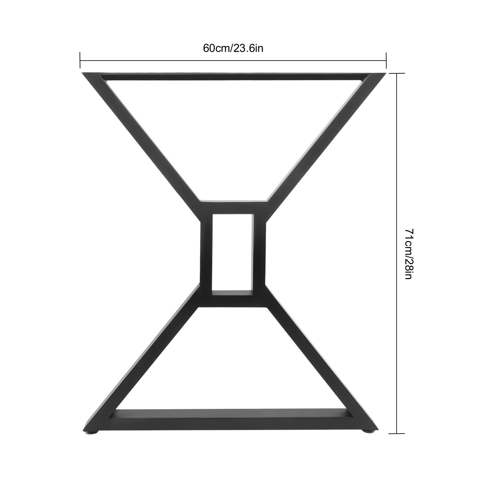 Table Legs Set of 2 Metal Desk Leg 28” Dining Table Leg DIY Industrial US US