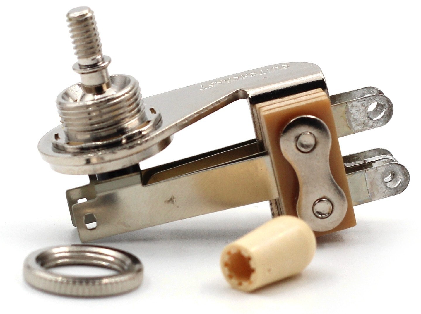 Switchcraft L-type Angled 3-way Toggle SG or Semi-Hollow Body (Cream Tip)