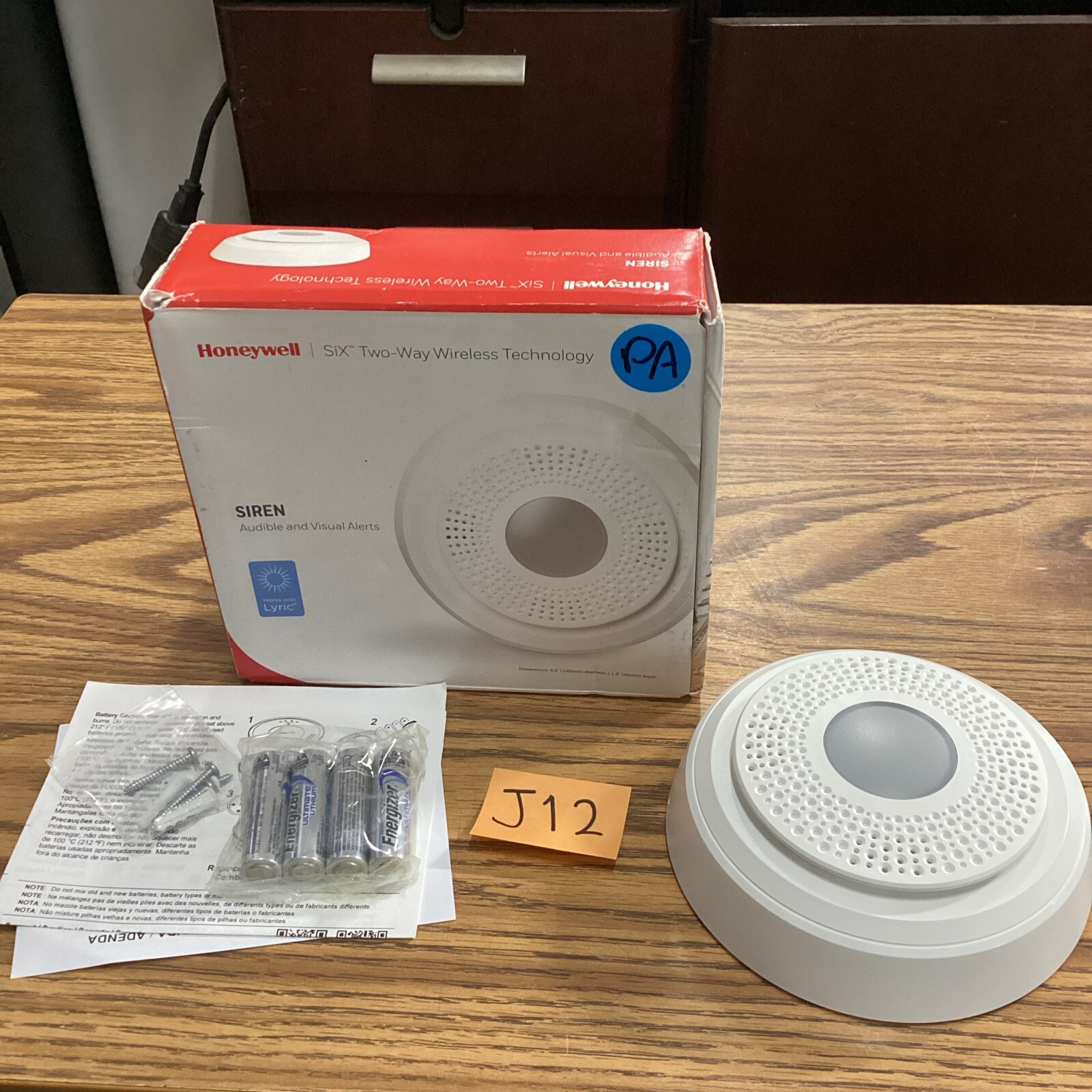 New Honeywell Home SIXSIREN SiX Series 2-Way Wireless Siren 🔵