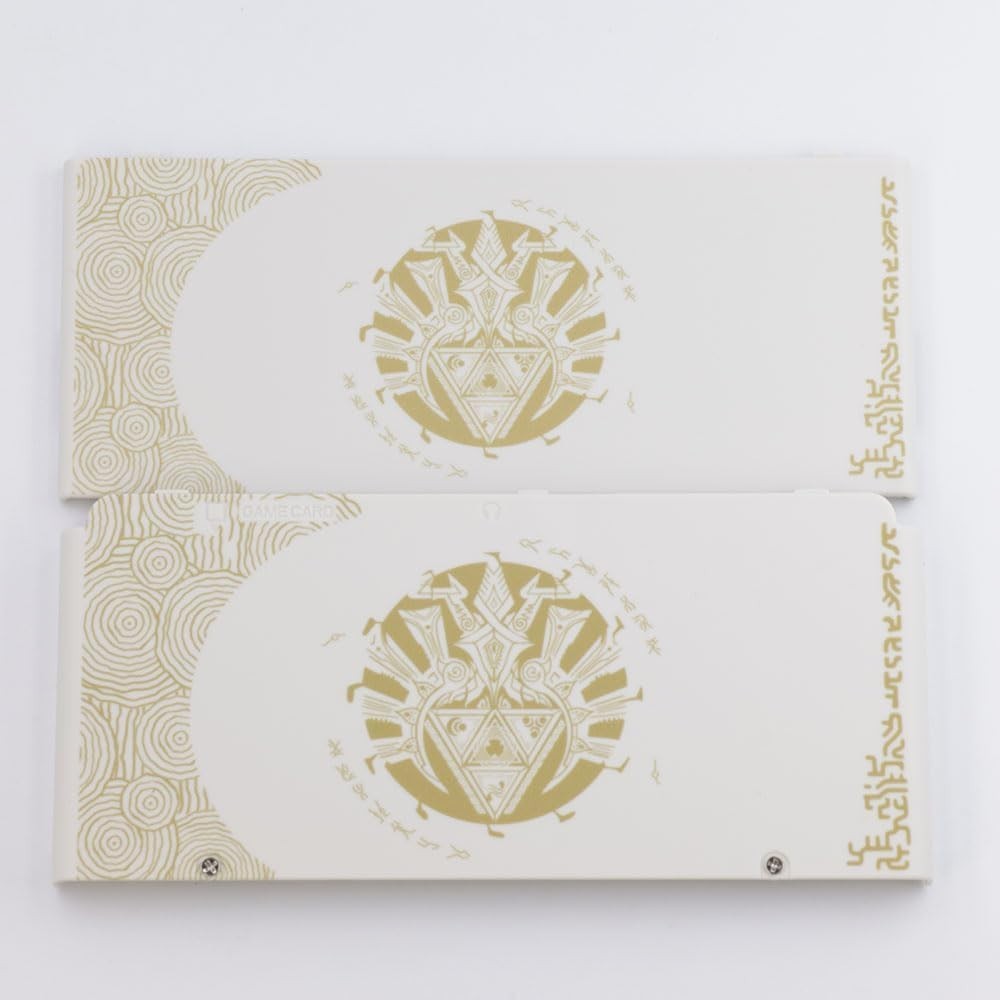 Complete Replacement Case for 2015 New 3DS - Glossy White Front & Back Cover