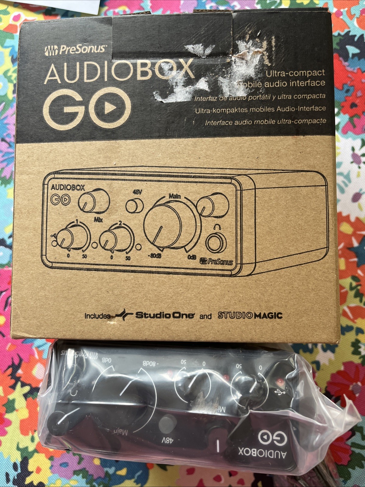 PreSonus AudioBox Go 2x2 USB-C Audio Interface Brand New In Box