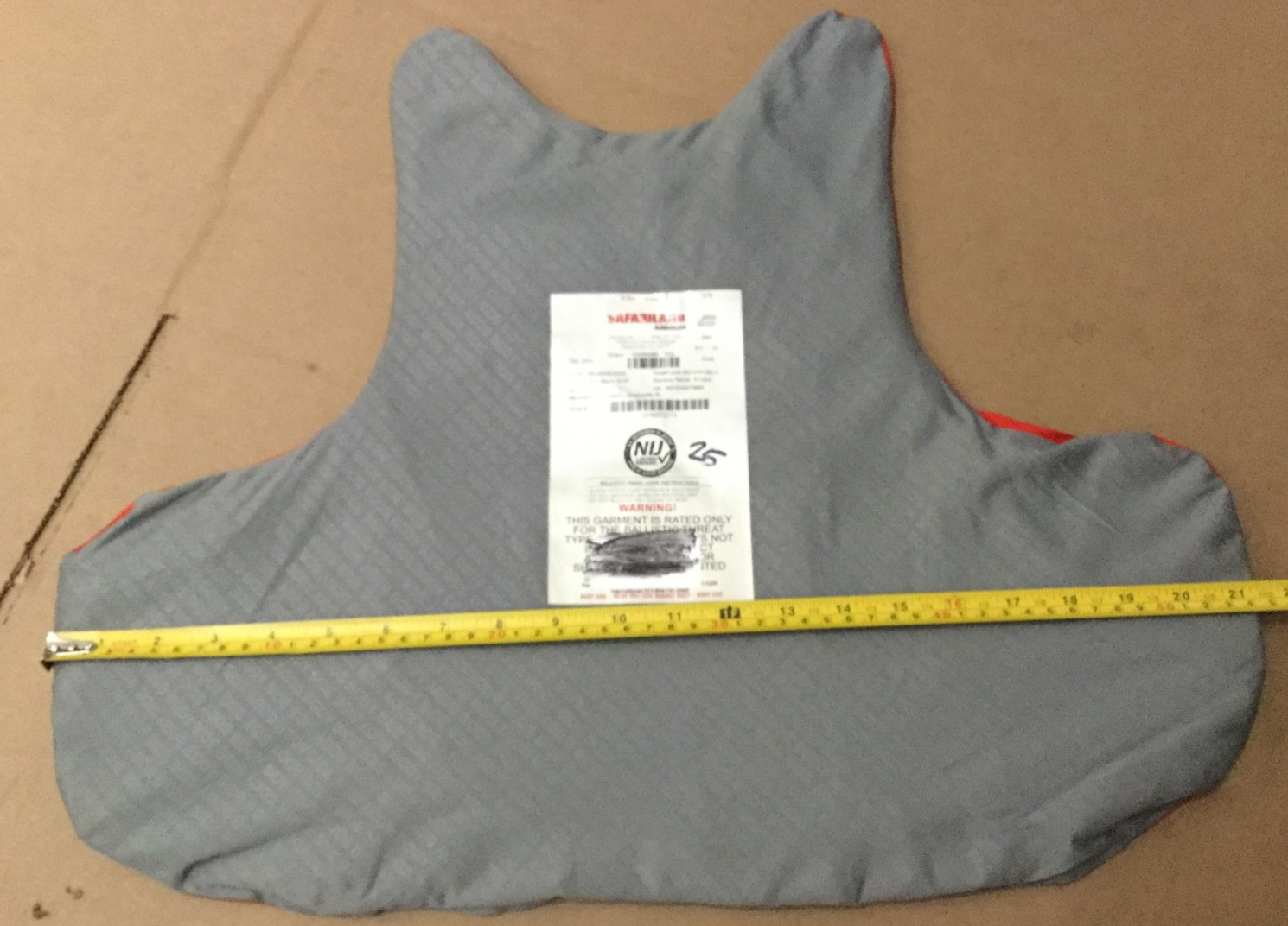 bullet proof  lvl II body armor ballistic armor in fair to good condition 90784