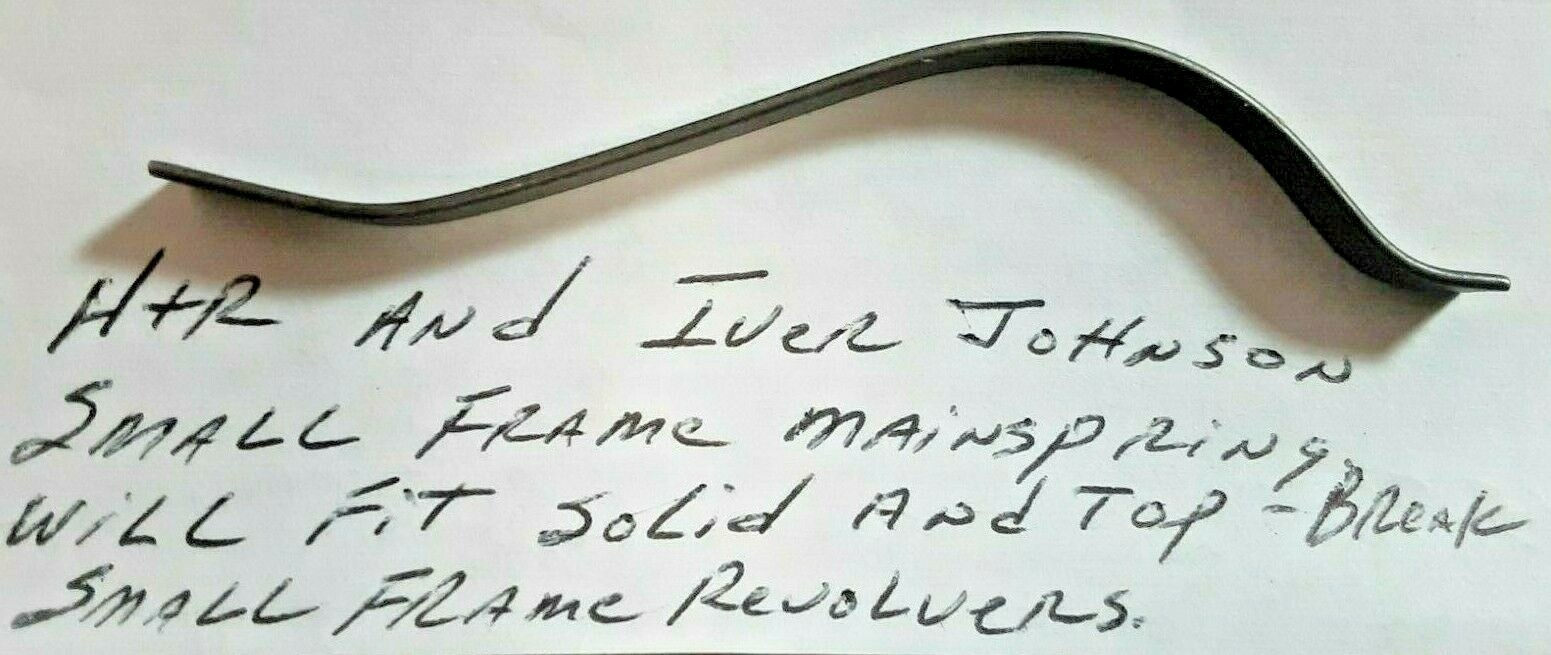 H&R & Iver Johnson Small/Large Frame Revolver Mainspring-MUST READ!