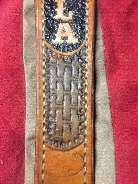 Rifle Adjustable Sling ~ Plain or Hand Tooled or Leather LACED - Padded