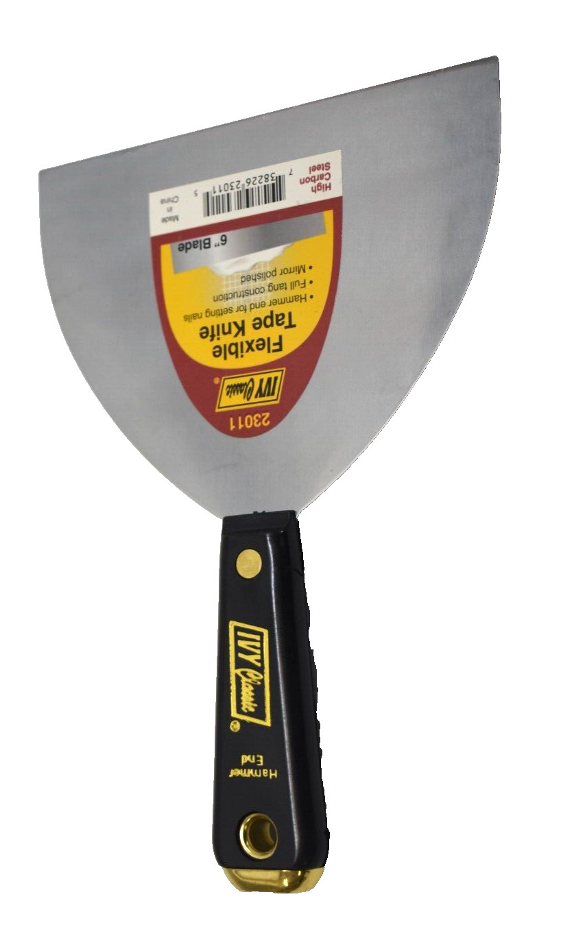 Ivy Classic 23011 6" Flexible Tape Knife with High-Carbon Steel Blade Hammer End