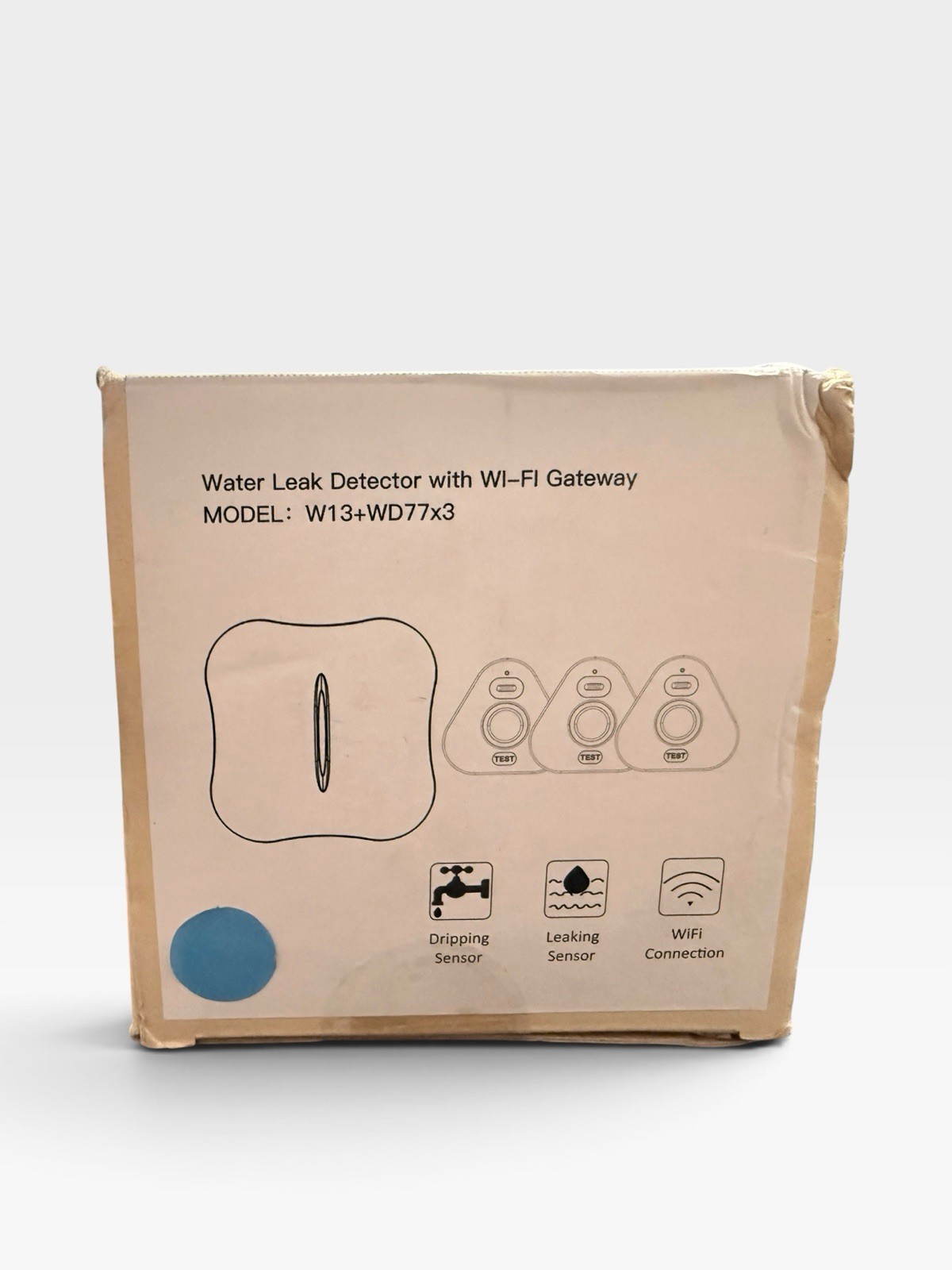 Smart Water Leak Detector with App Alerts & 120dB Alarm - 4 Sensors & Gateway