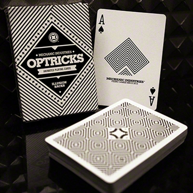 MECHANIC OPTRICKS DECK OF PLAYING CARDS GAFF ANIMATED