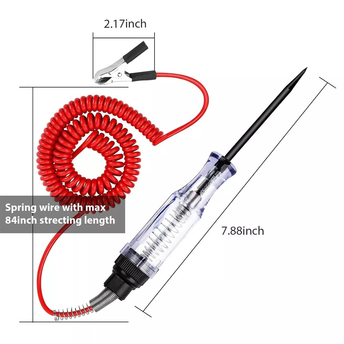 3-48V Car Auto Digital Power Probe Circuit Electrical Tester Test Device 7Ft
