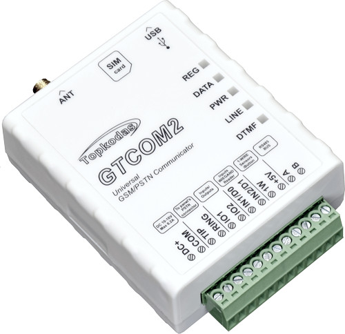 GTCOM2 2G/4G/LTE Cellular GSM Communicator works with DSC, PARADOX alarm panel