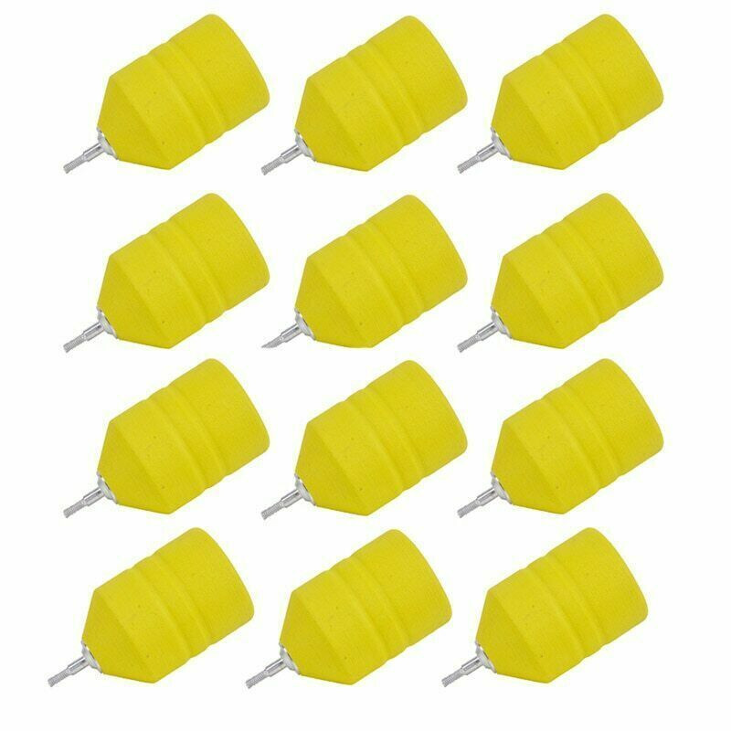 12pcs Soft Foam Broadheads Arrowhead CS Game Shooting Screw In Arrow Tip Practic