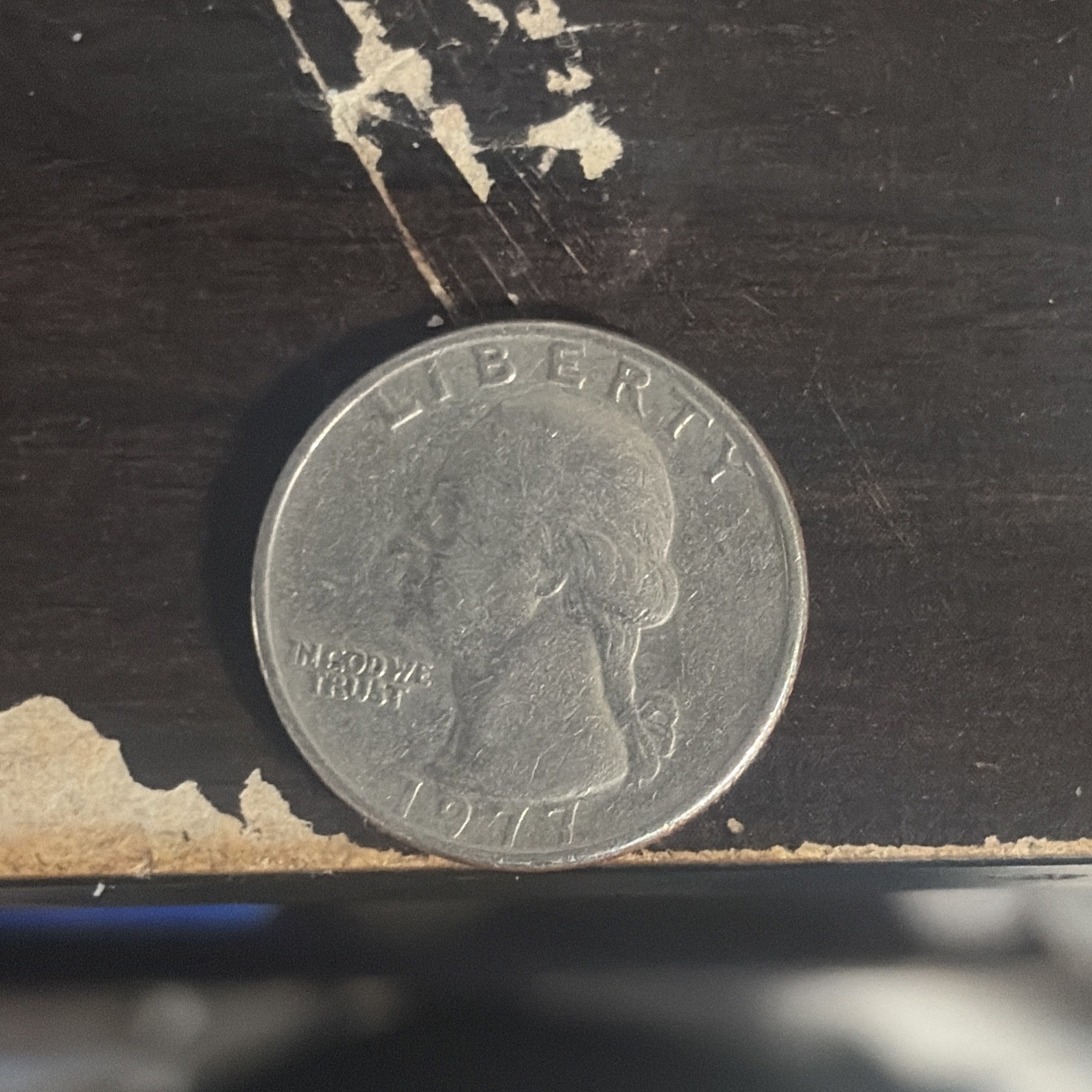 1977 Quarter No mint Mark
