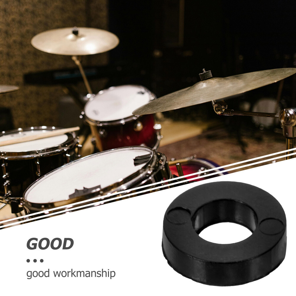 100pcs Drum Set Washers Tension Rod Washers Pads Plastic Drum Washers