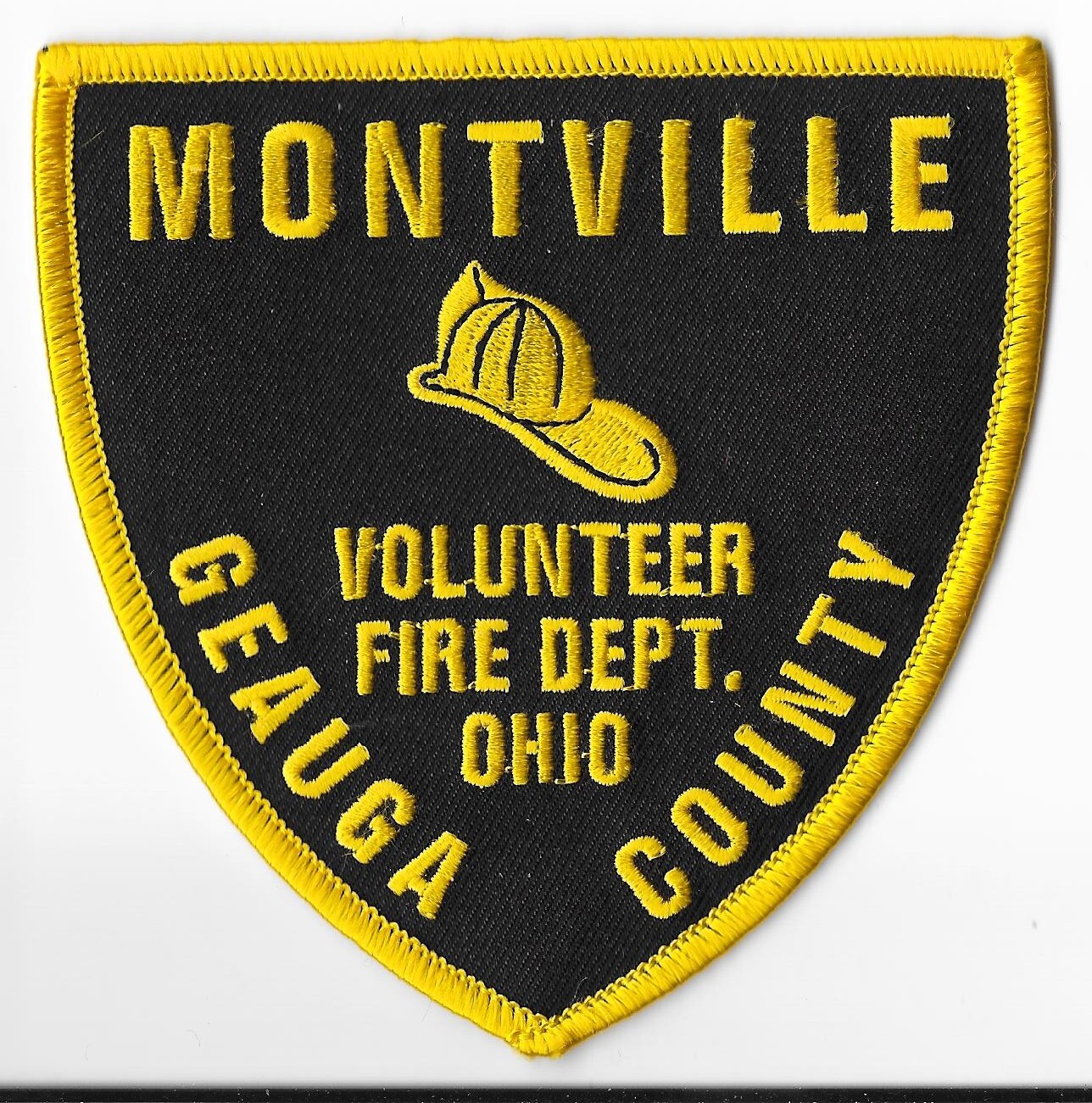 Montville Volunteer Fire Department, Ohio Shoulder Patch V1