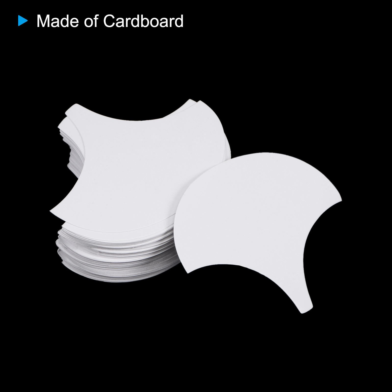 100 Count English Paper Piecing Shell Shapes for Sewing