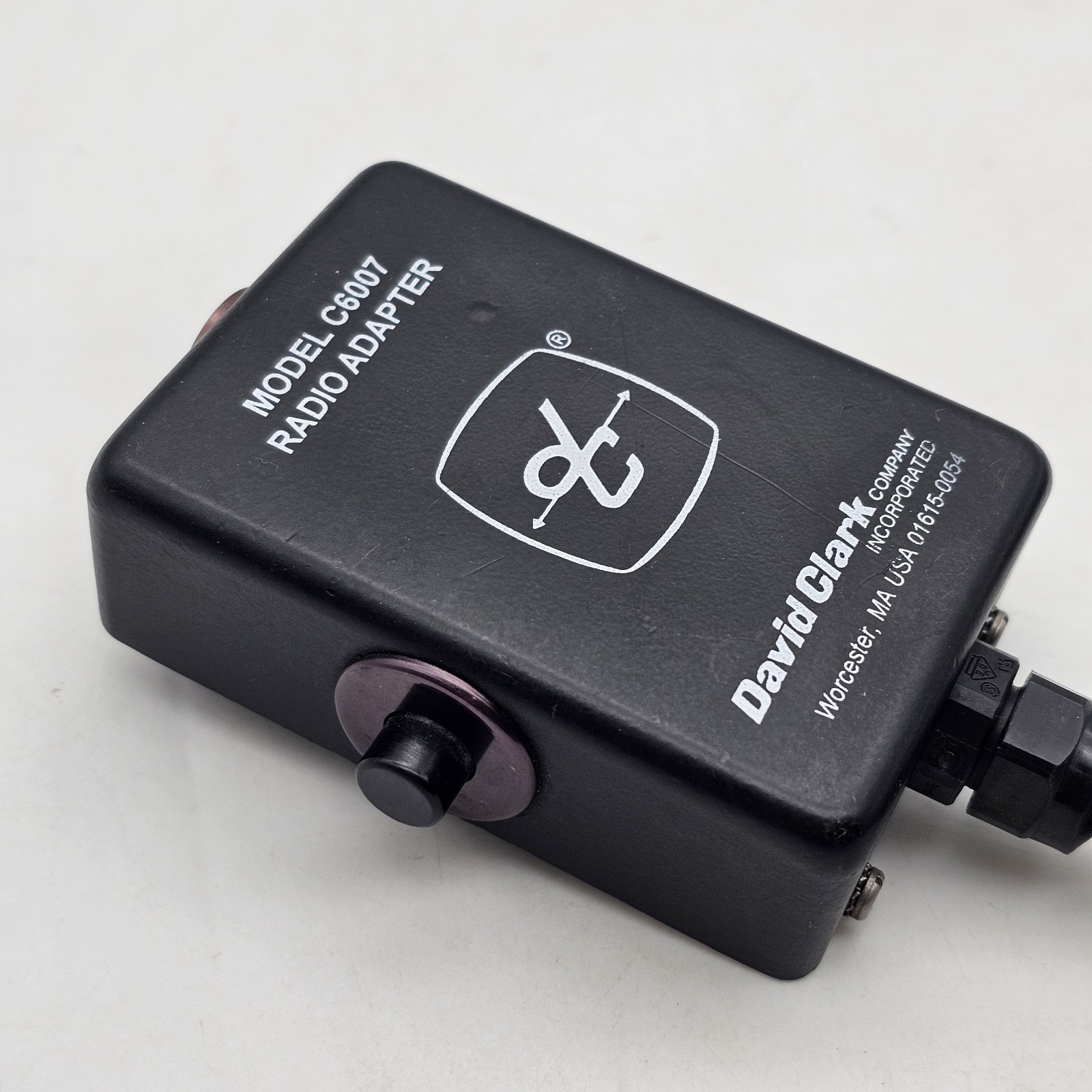 DAVID CLARK MODEL C6007 RADIO HEADSET ADAPTER