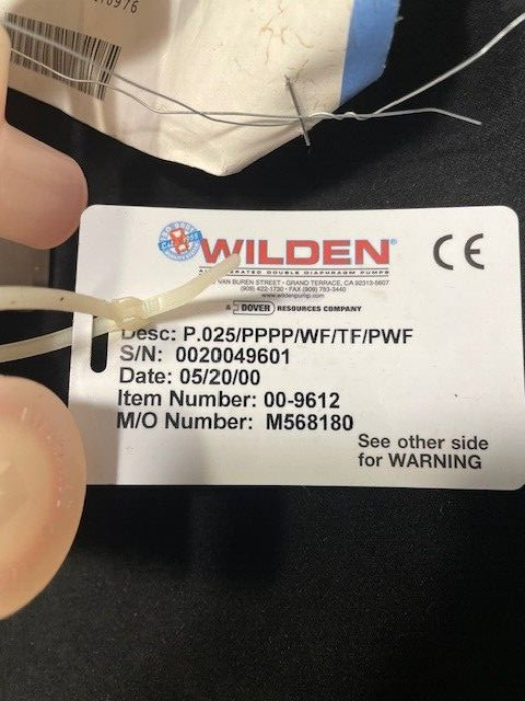 Weldon 1/4" plastic pump - NEW