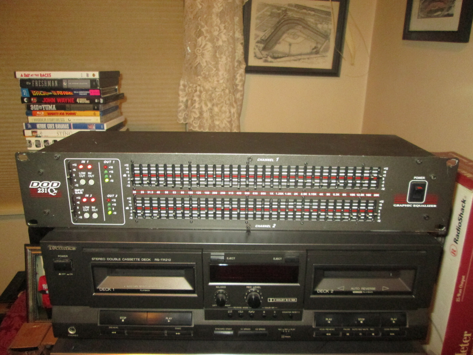DOD SR231 QX Dual 31 Band EQ Rack Mount Graphic Equalizer W/ Cord