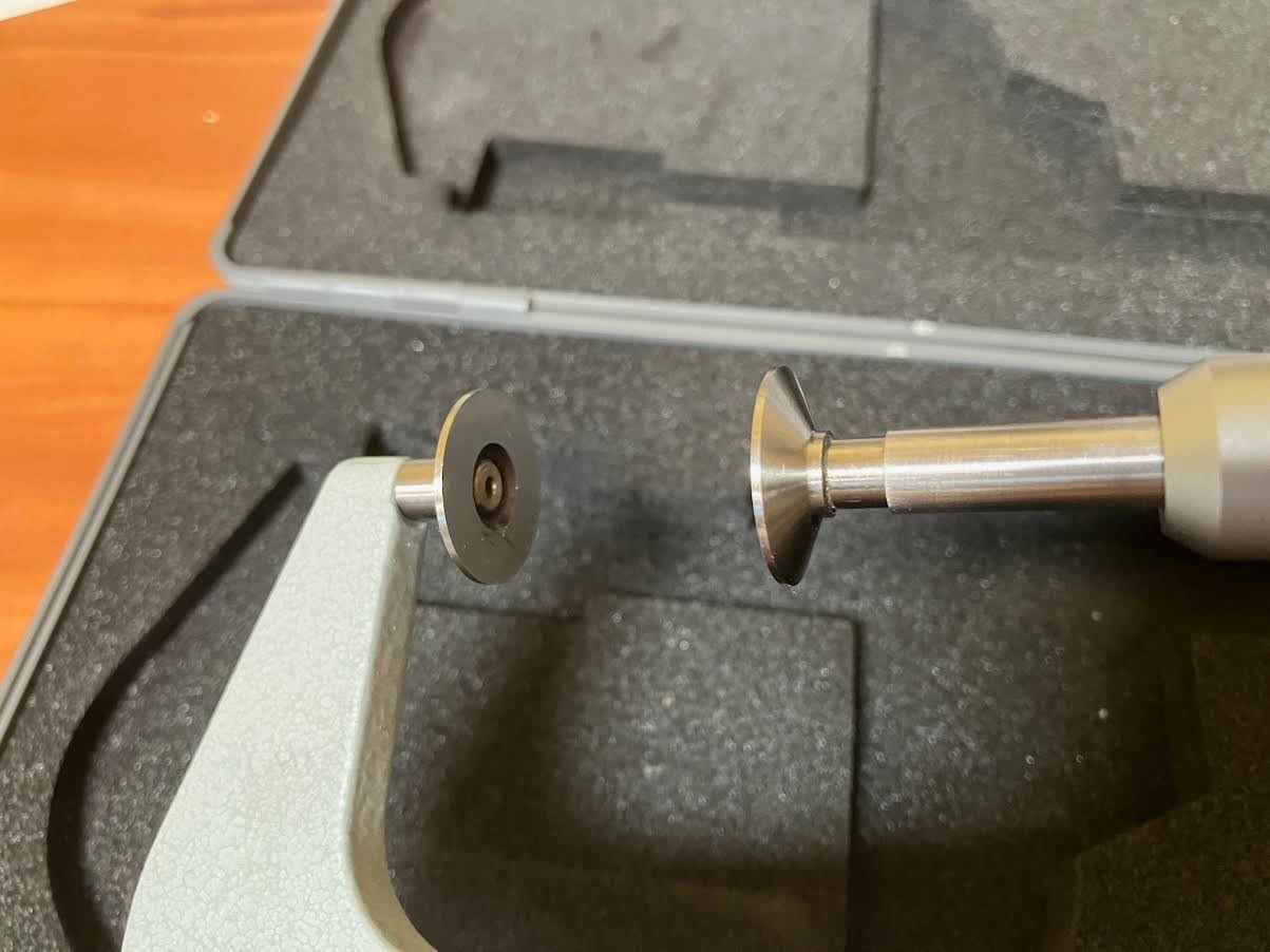 HAAS 1-2 DIGITAL DISC MICROMETER, NEW - OPEN BOX