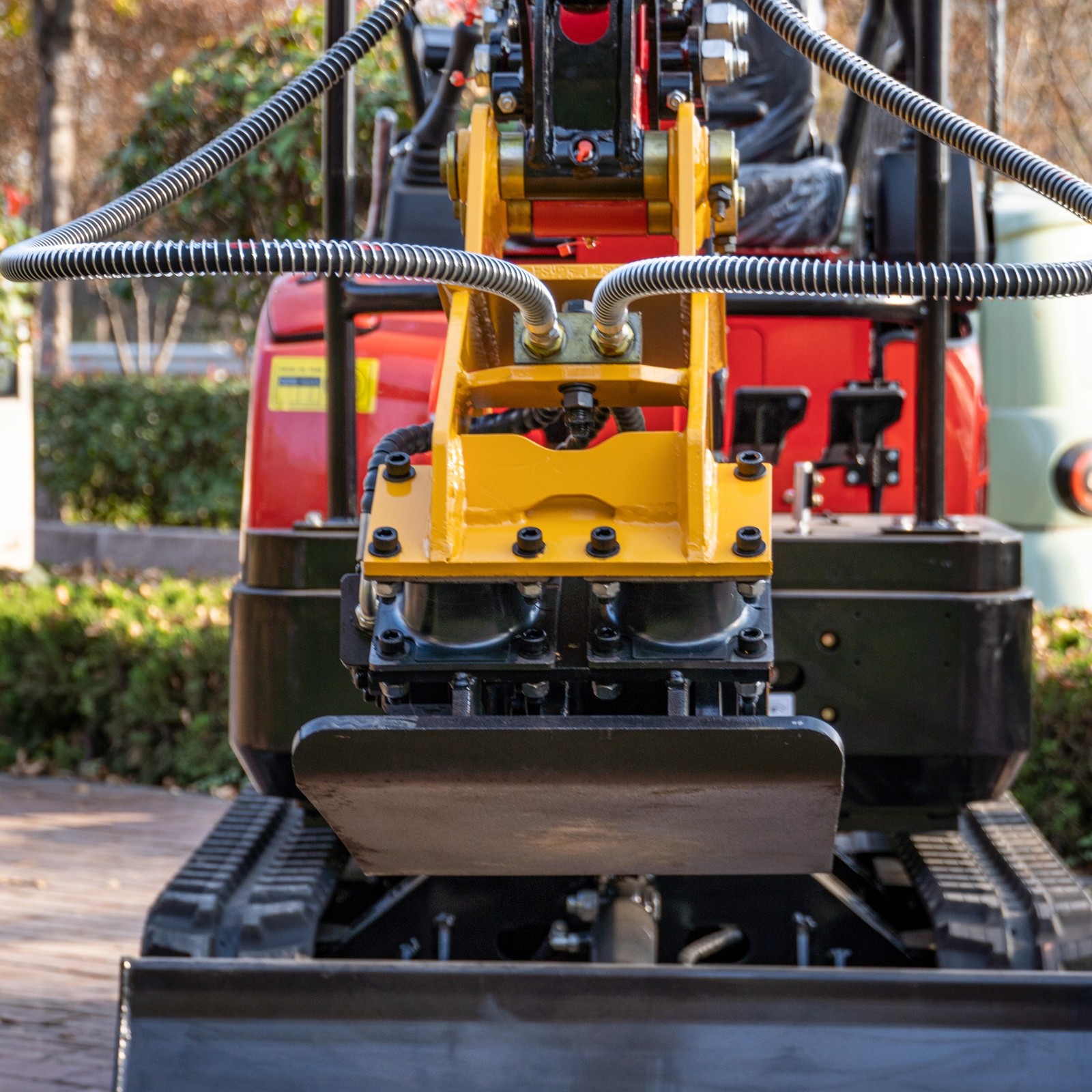 Heavy Duty Hydraulic Compactor Attachment Ft With 1-2 Ton TYPHON Mini Excavators