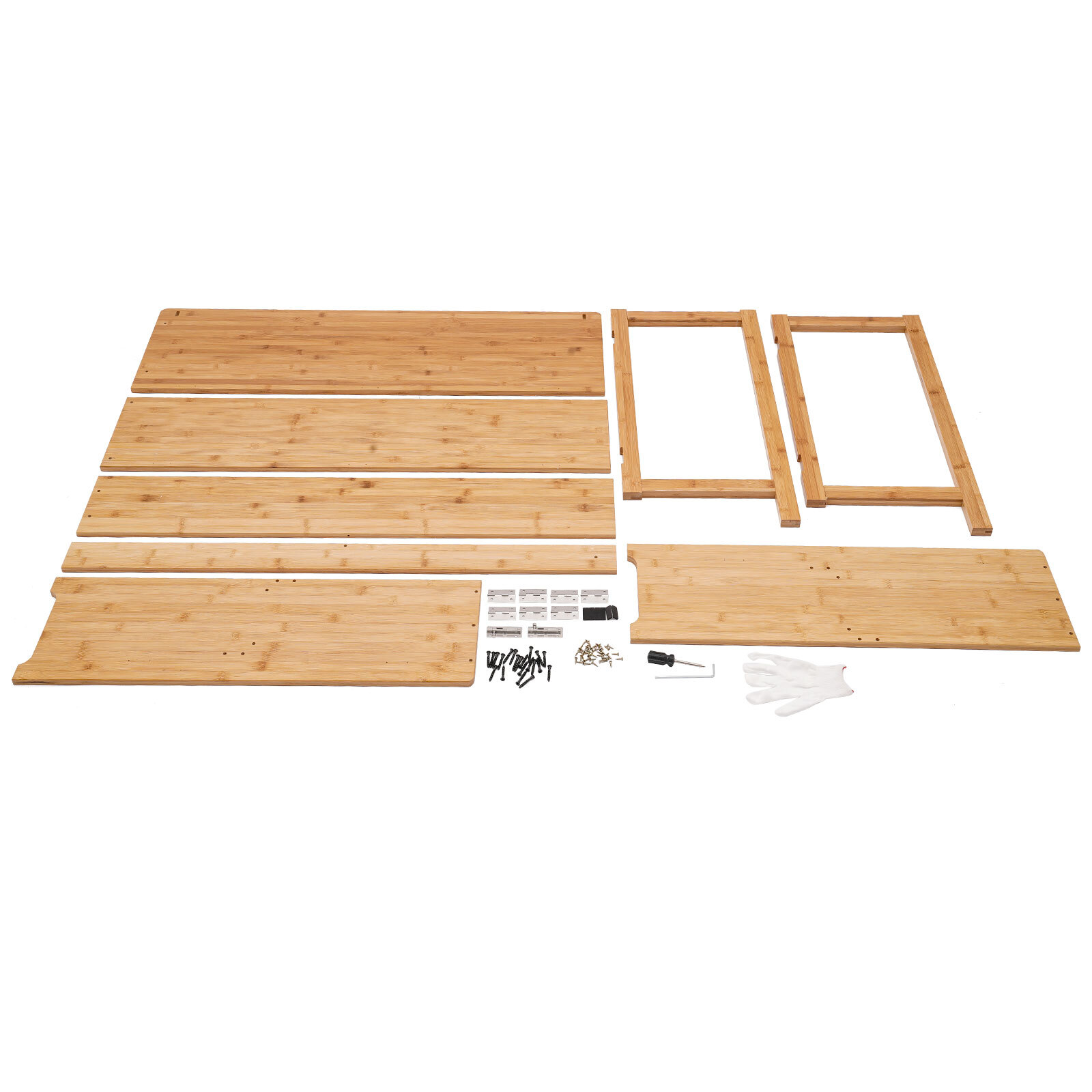 Folding Desk, Computer Desk with Bookshelf, Writing Desk for Student Office