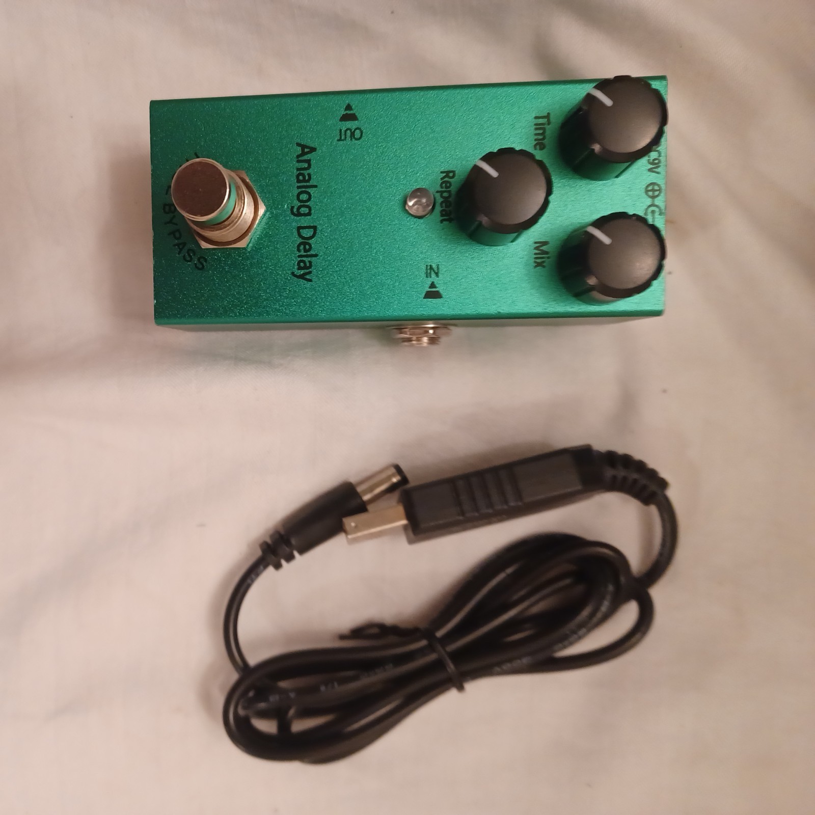 10 Analog Delay Jade Mild and Mellow Guitar Effect Mini Pedal with True Bypass