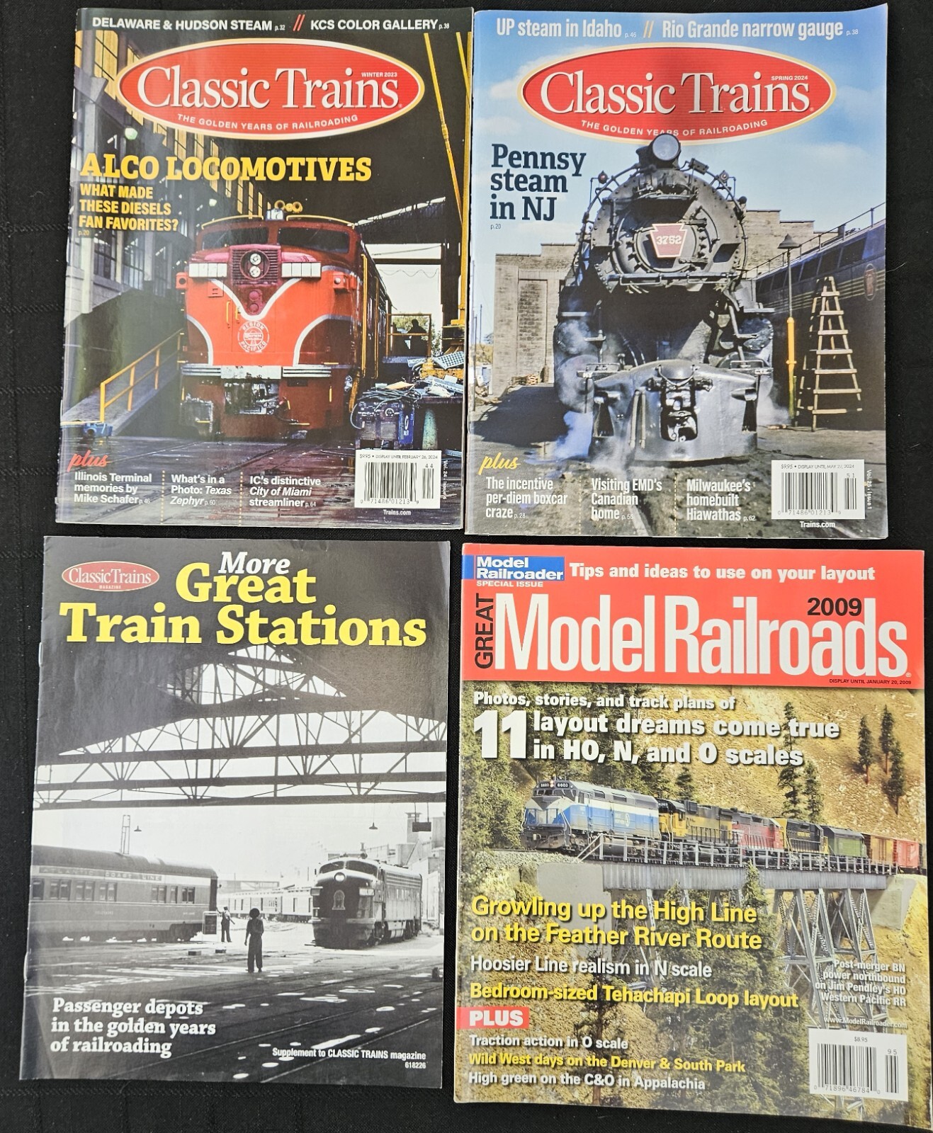 Classic Trains  - WInter 2023, Spring 2024 Great Train Stations, Great MR 2009