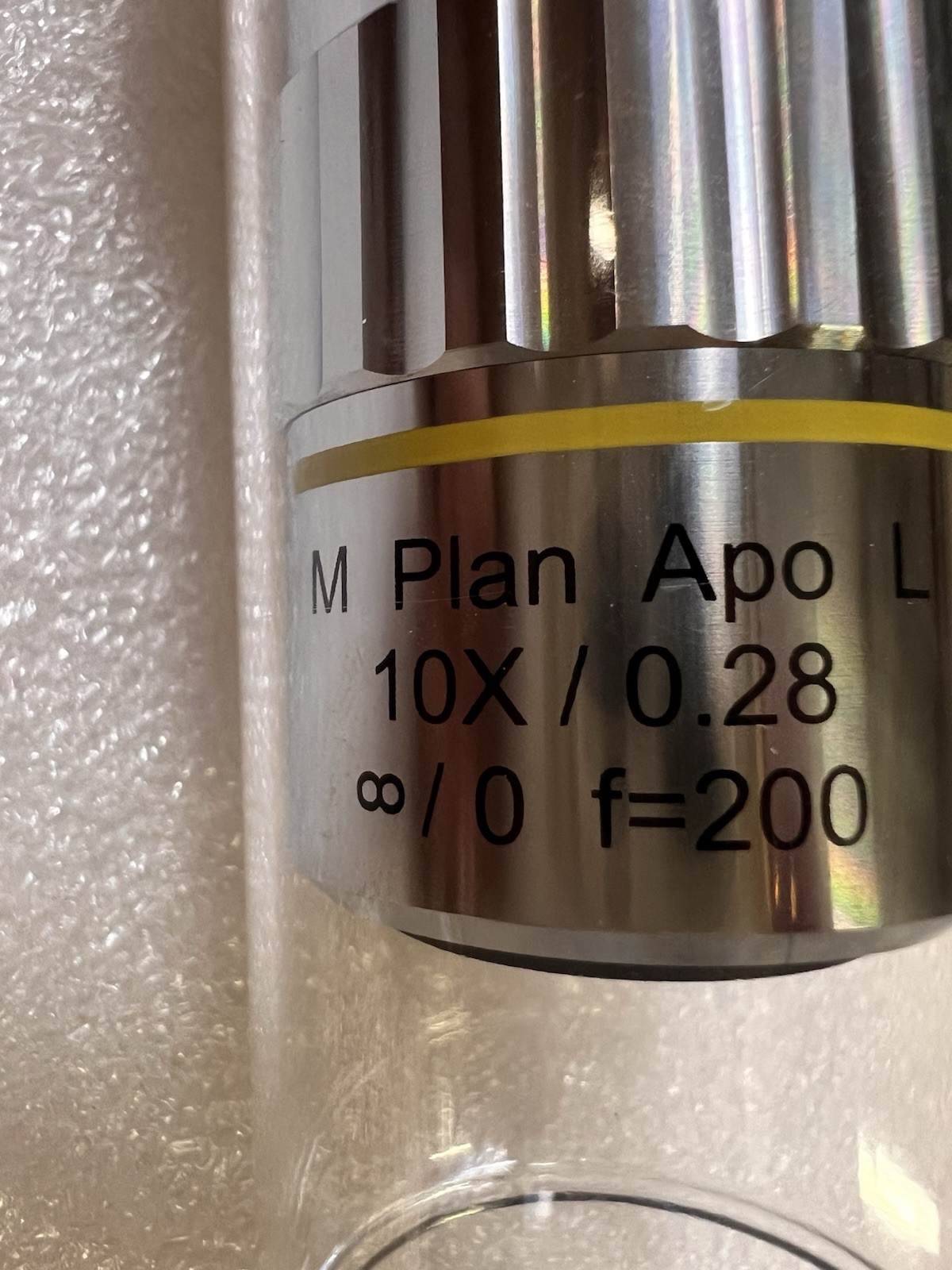 Mitutoyo Compatible with FS60 FS70 M Plan Apo Long 10x 0.28 Microscope Objective