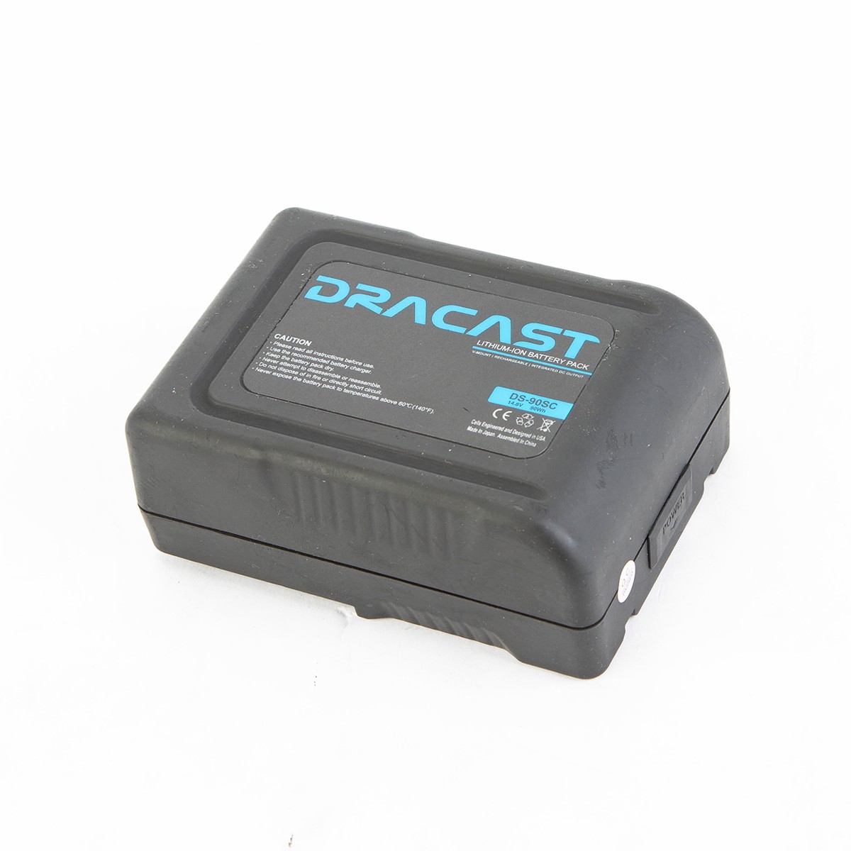 Dracast 90Wh 14.8V DC Compact V-Mount Li-Ion Battery - SKU#2053100