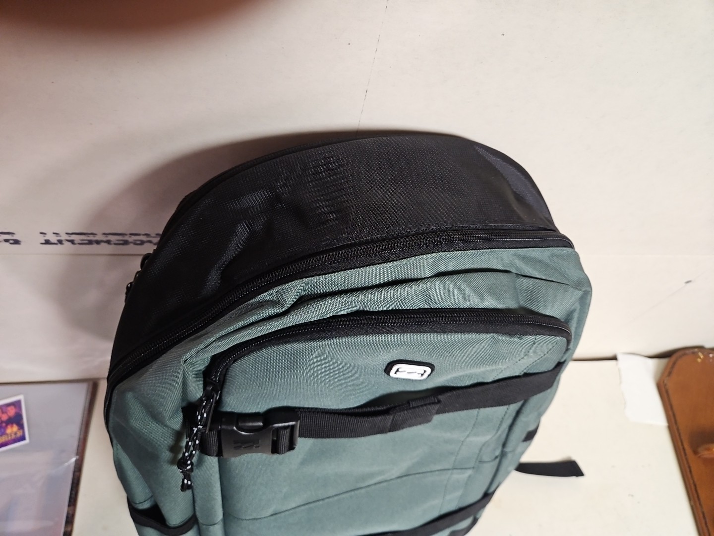 Billabong Backpack Chief Comm Green & Black NWT, MSRP $60