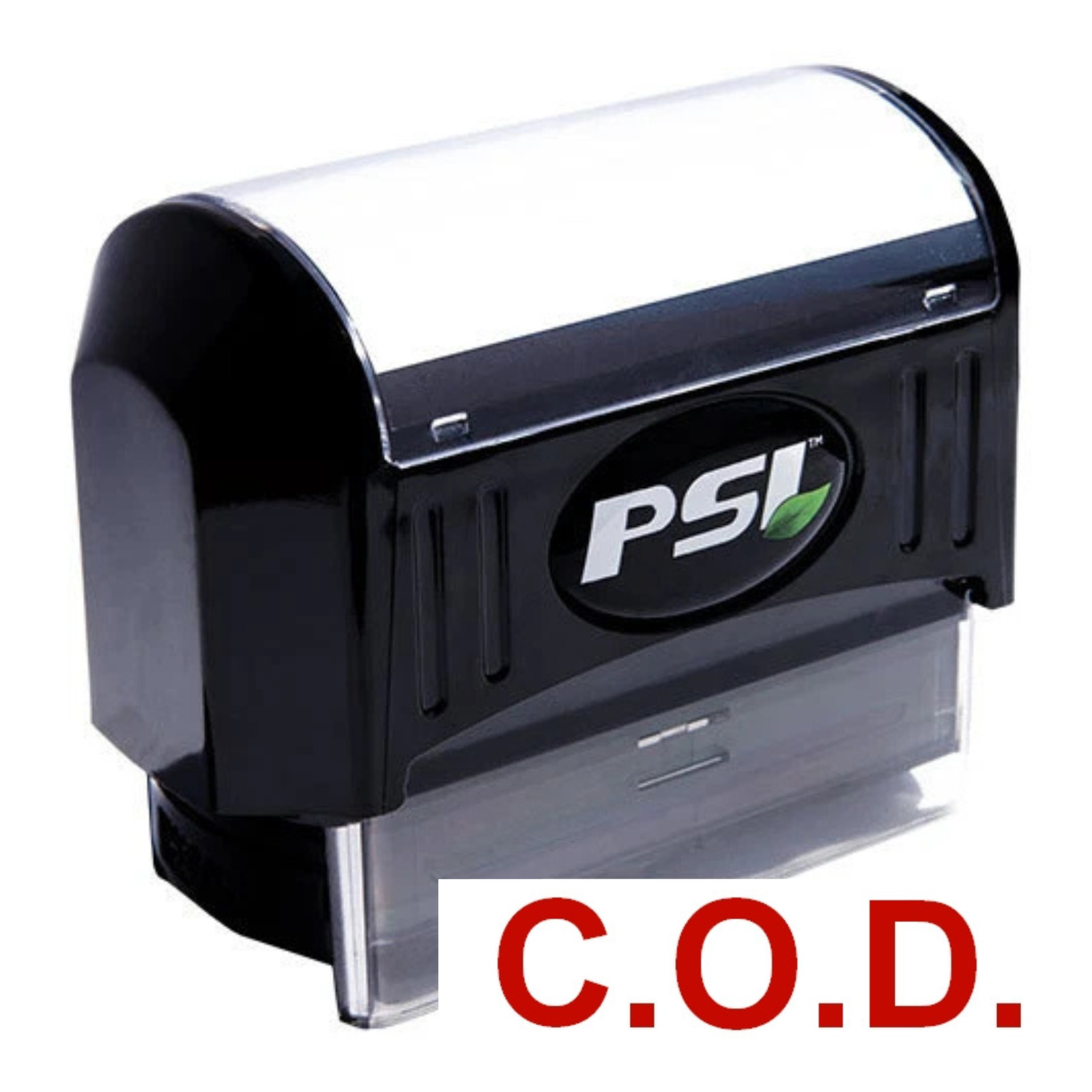 COD Pre-Inked PSI Rubber Stamp (RED)