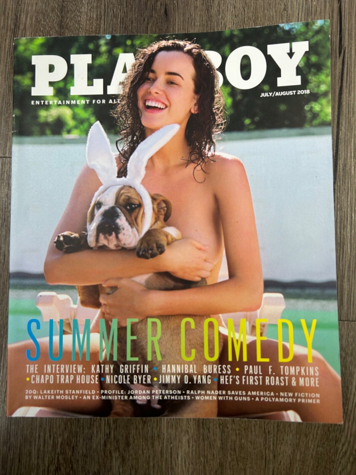 PLAYBOY MAGAZINE JULY AUGUST 2018 SUMMER COMEDY NEAR MINT