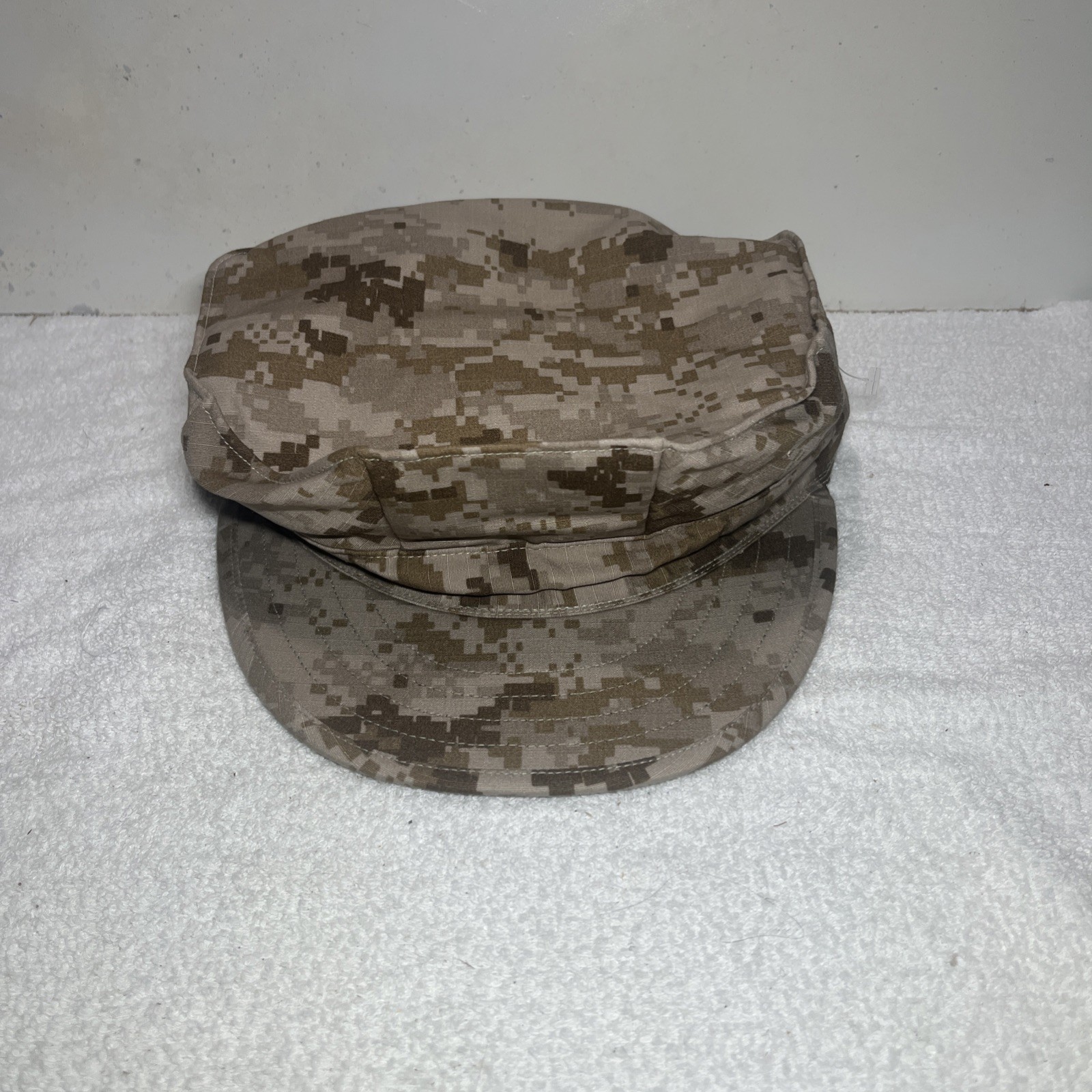 USN NWU Type II Digital Desert Utility Cap Hat 8-Point Size 7 3/8