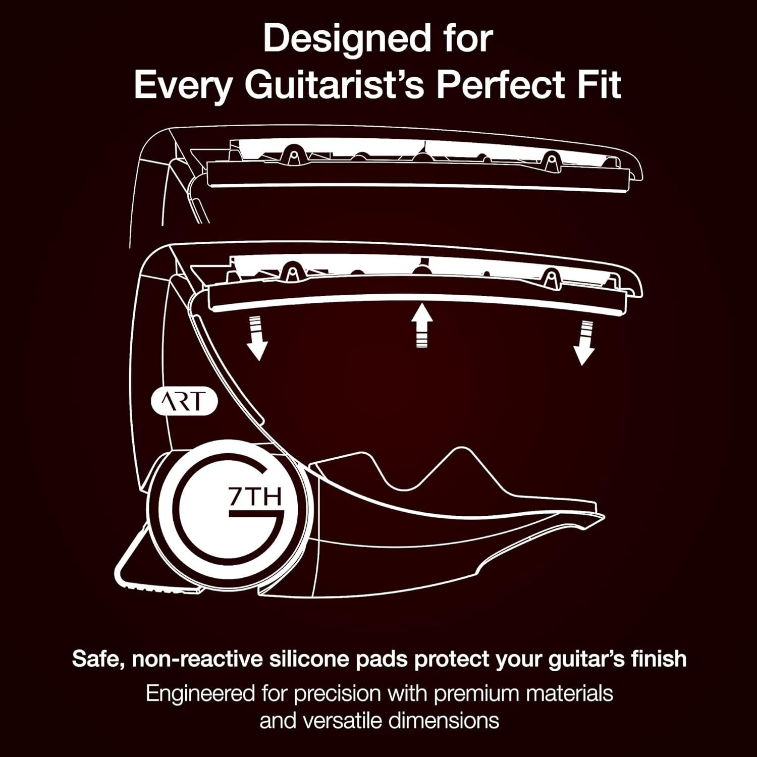 Performance 3 Capo - Adaptive Radius for Guitar Stability
