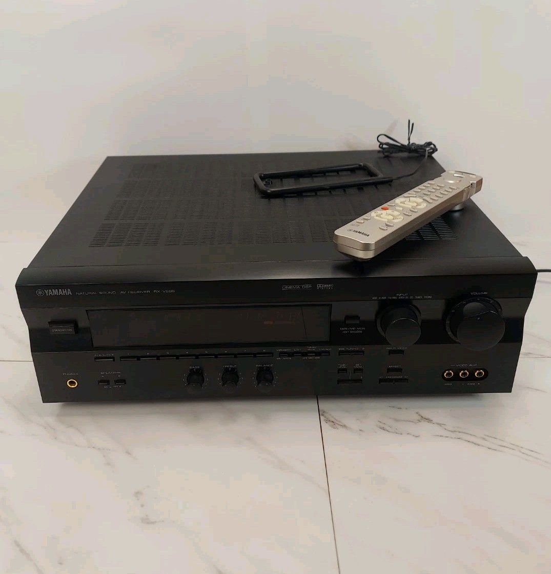 Yamaha RX-V595 Home Theater AV Receiver w/Remote Cinema DSP Stereo Natural Sound