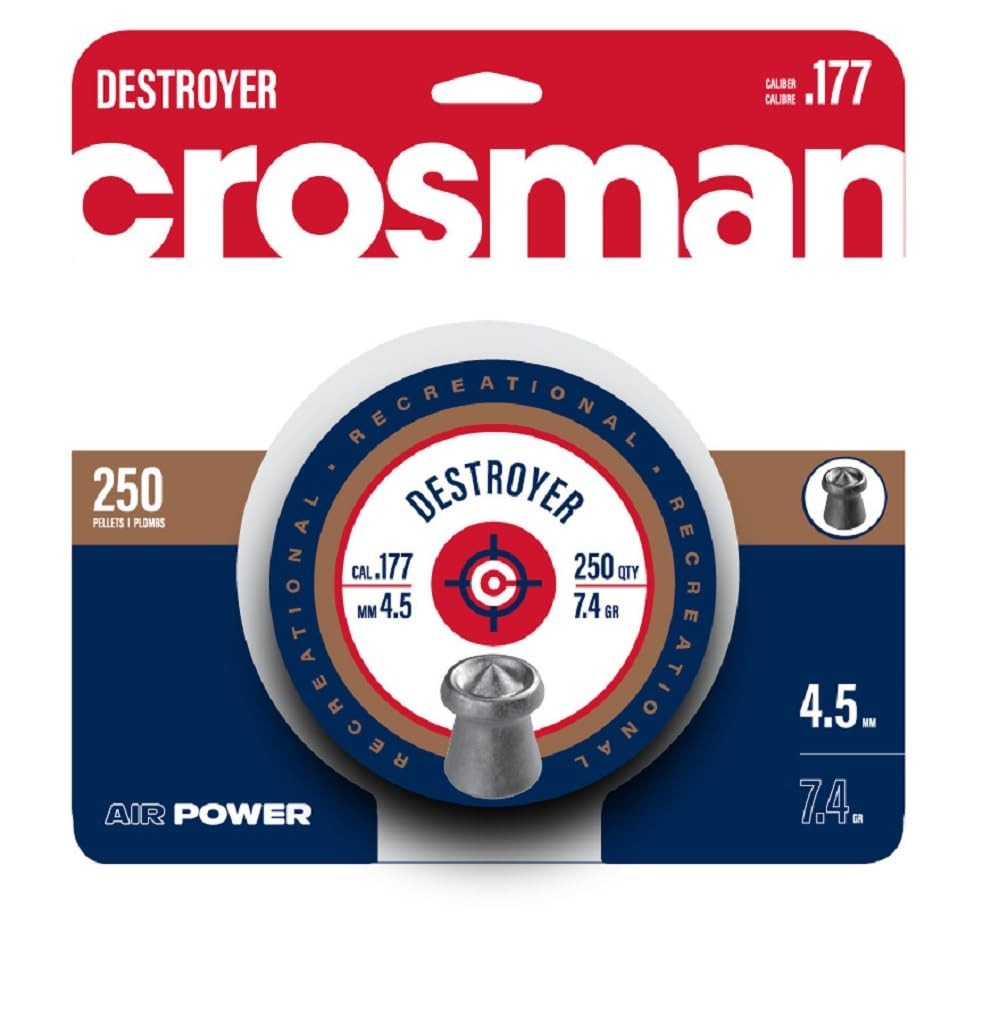 Crosman DS177 .177-Caliber Destroyer Pellets 250-Count