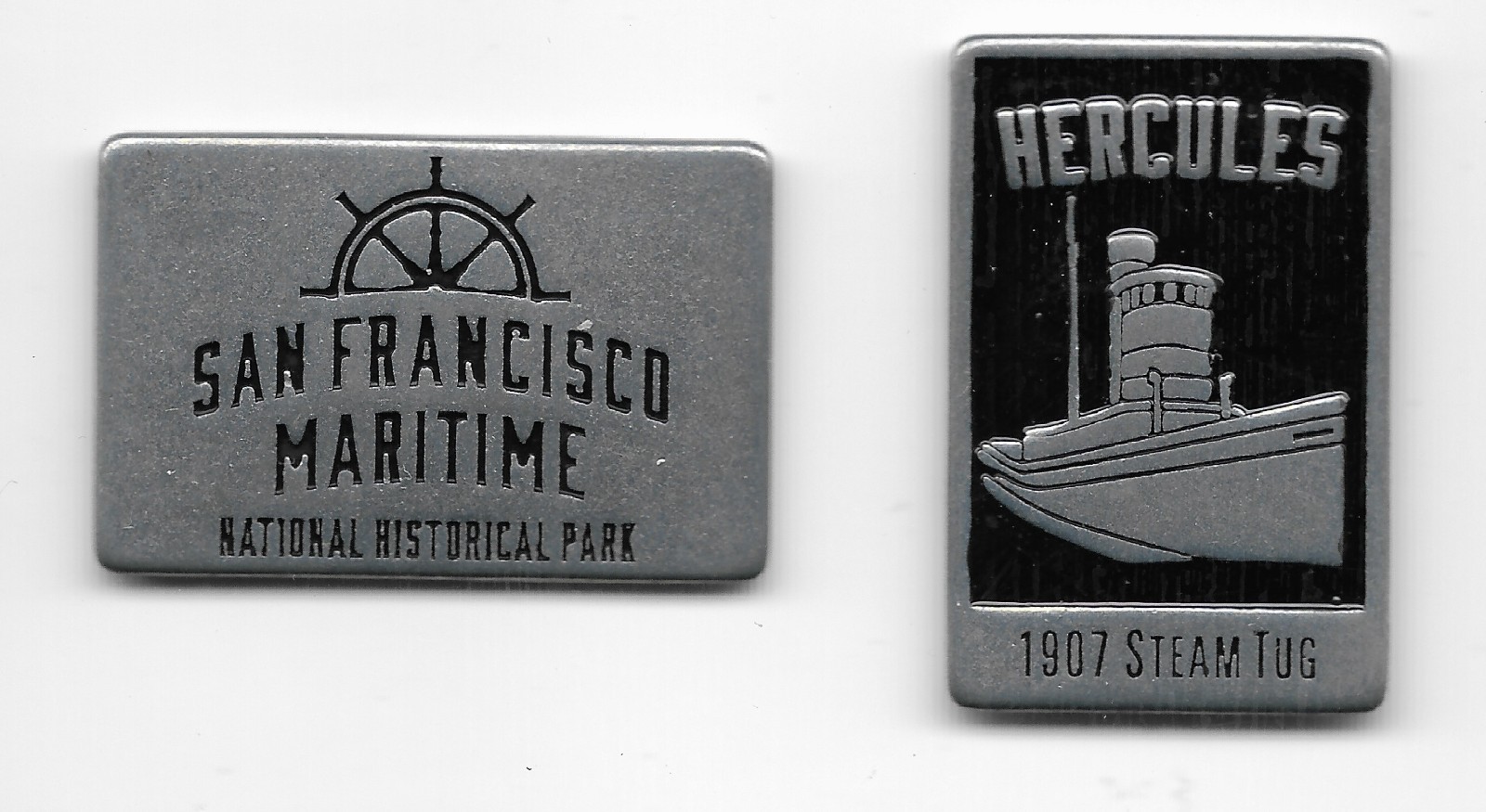 Hercules 1907 Steam Tug -San Francisco Maritime NHP- NPS TOKEN -Collectable