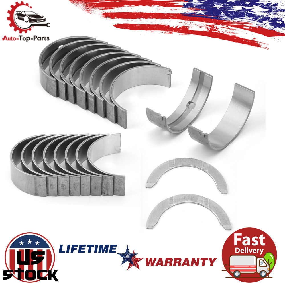 STD Main Rod Bearings w/ Thrust Washers for 2011 2012-2016 Elantra 1.8L 2.0L