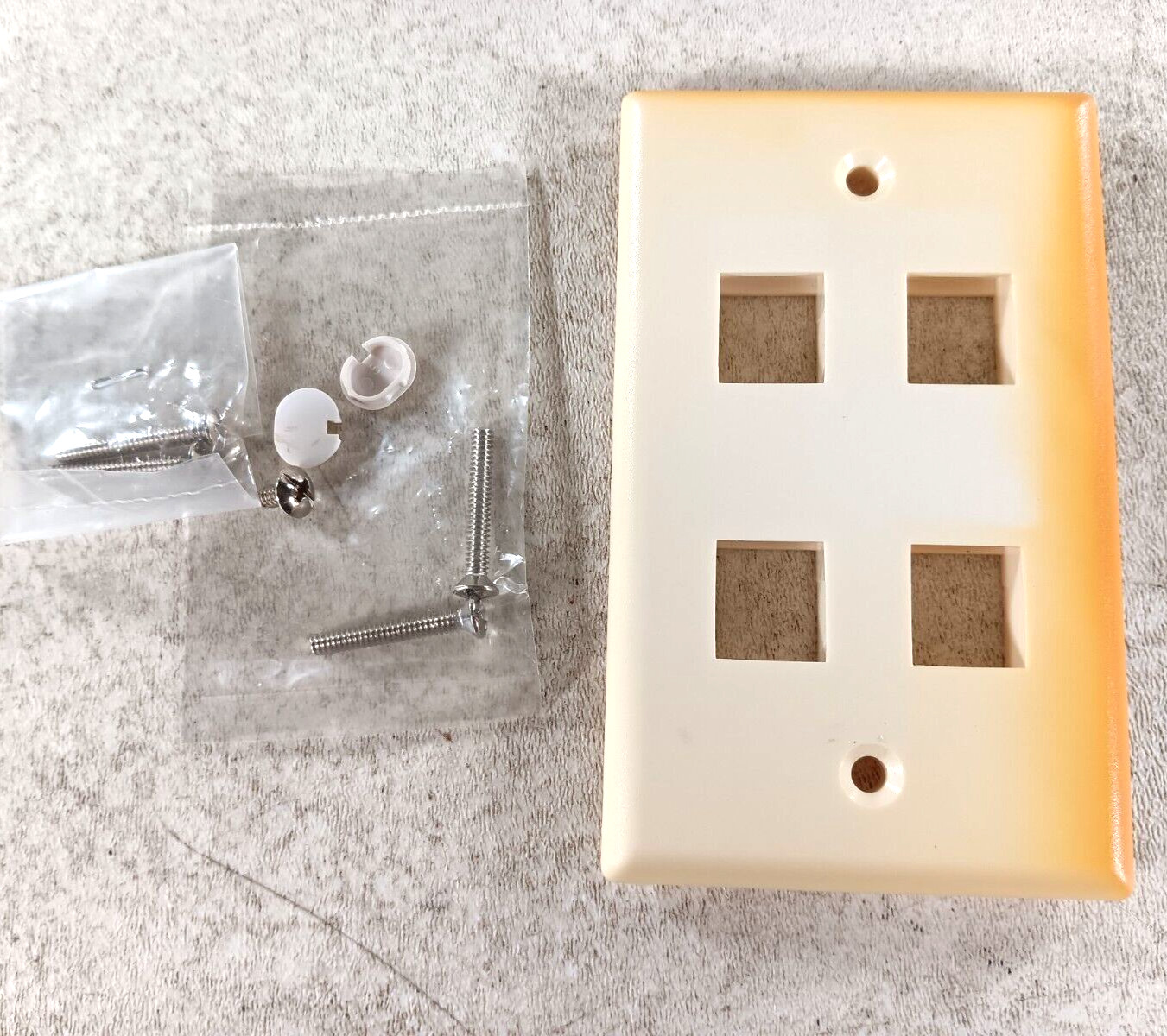 Excelsus Face Plate 4 Line for Cat 5