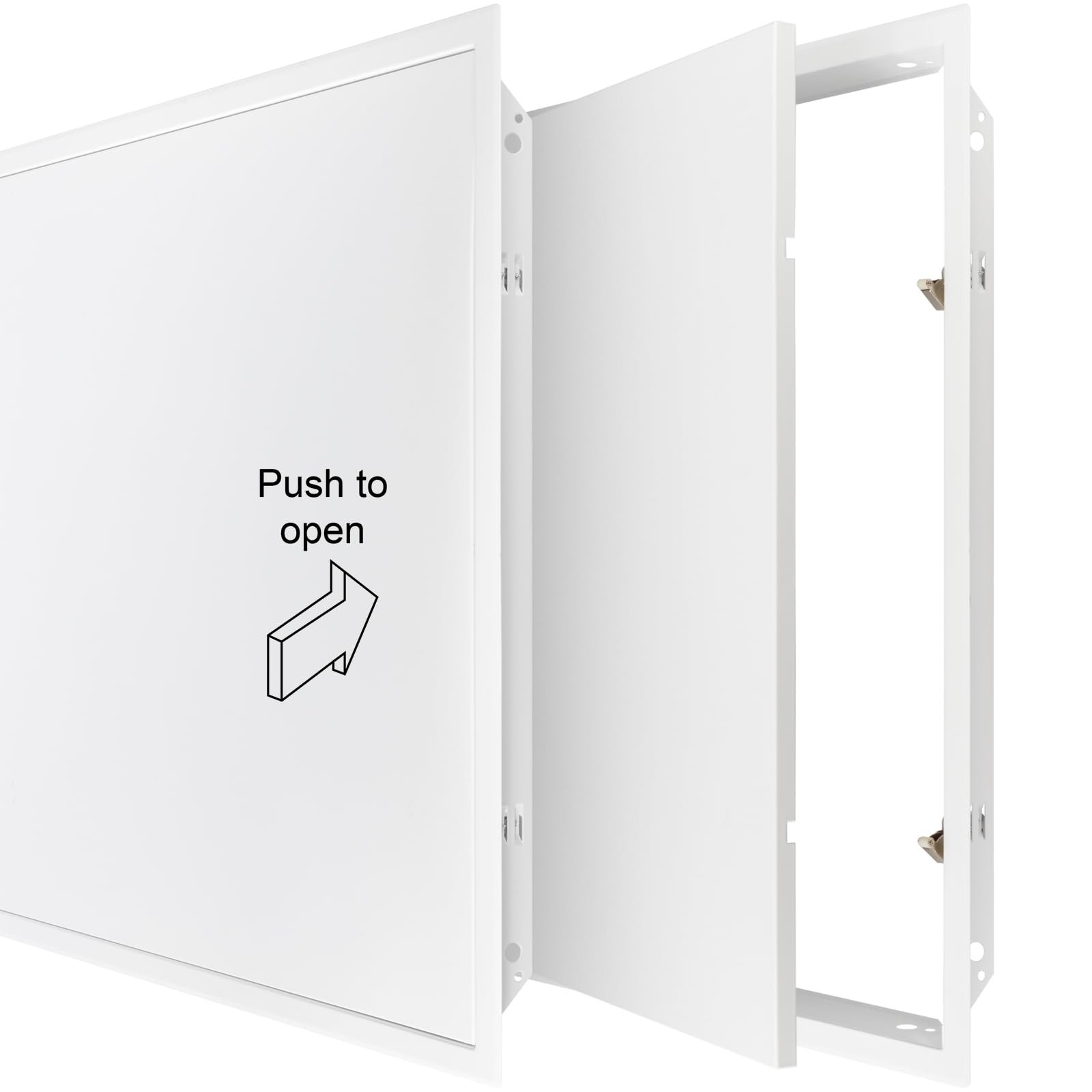 24'' x 24'' Inch White Metal Access Panel with Click Function - Easy Access D...